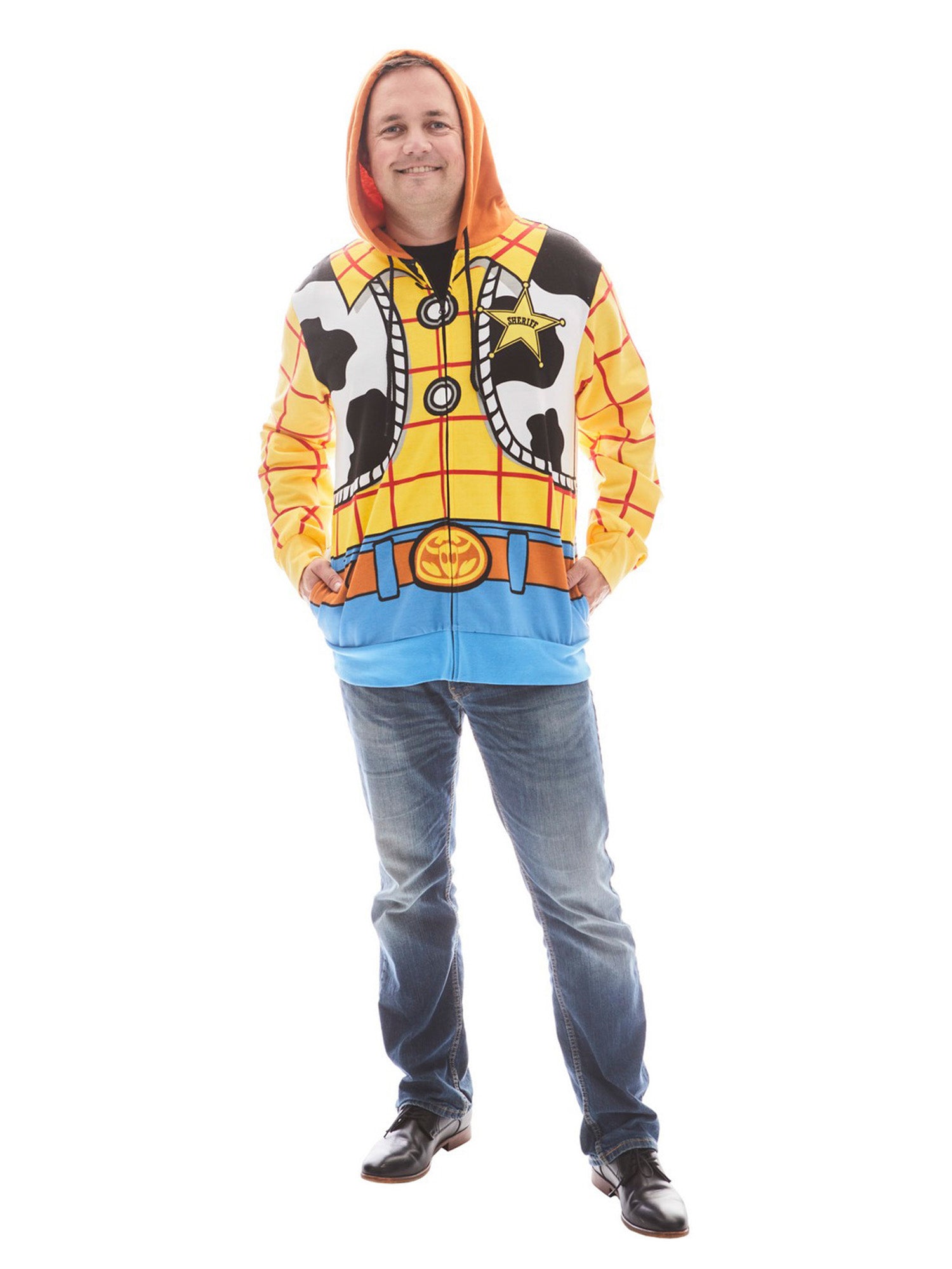 Men's Toy Story 4 Woody Hoodie - costumes.com