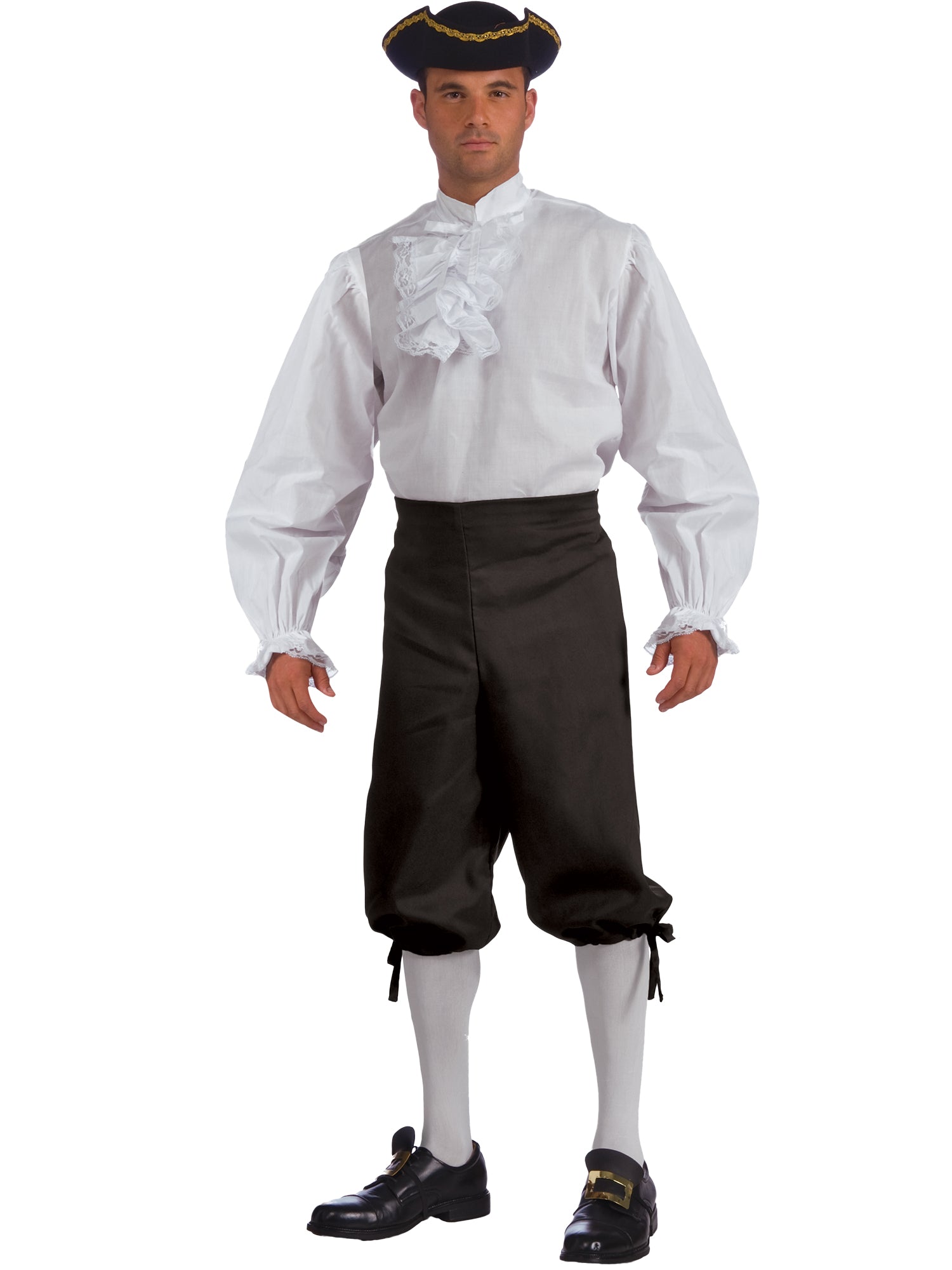 Men's Black Colonial Knickers Costume Pants - costumes.com