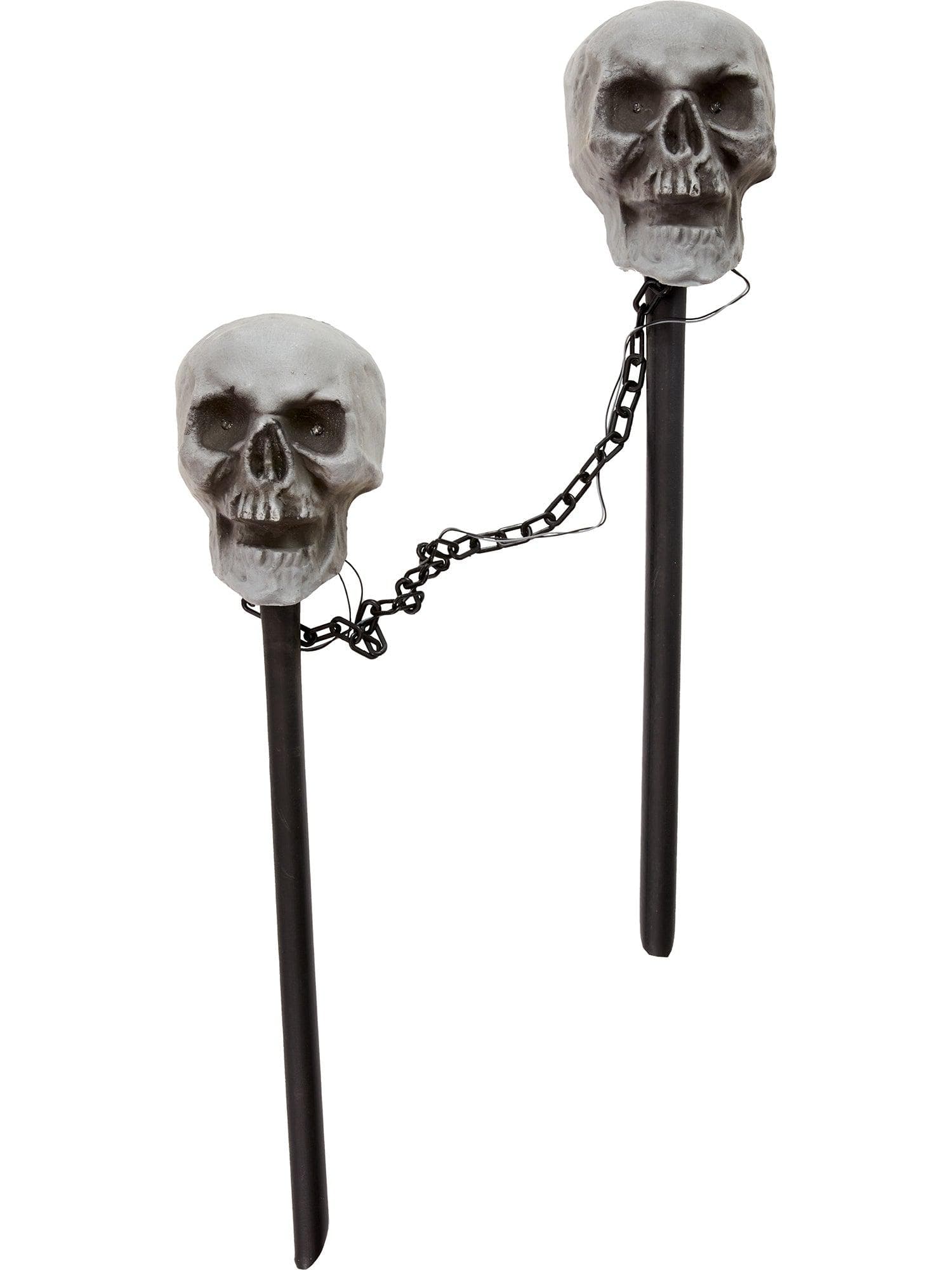 2 Piece Skull Outdoor Pathway Lights - costumes.com