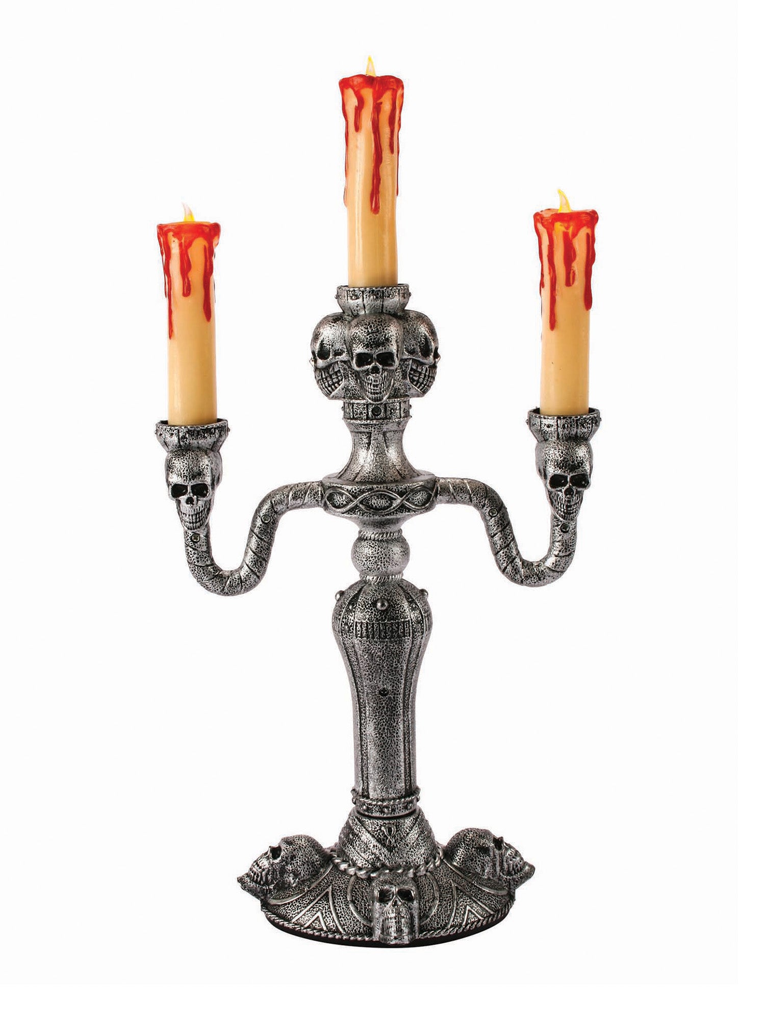 14-inch Light Up Candelabra with LED Flames - costumes.com