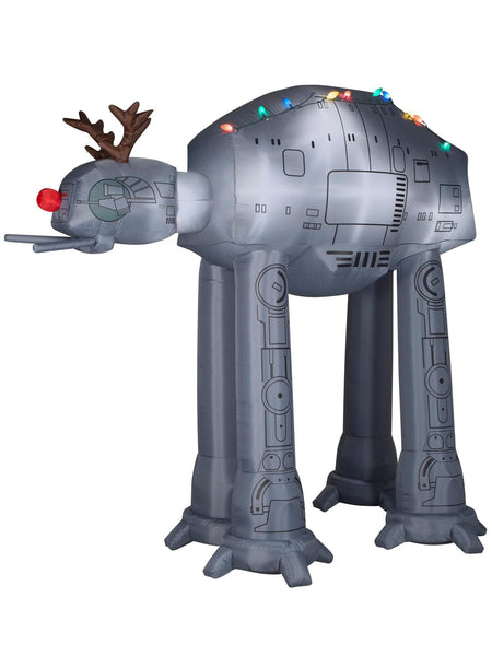 8 Foot Star Wars AT-AT Walker Reindeer Light Up Christmas Inflatable Lawn Decor