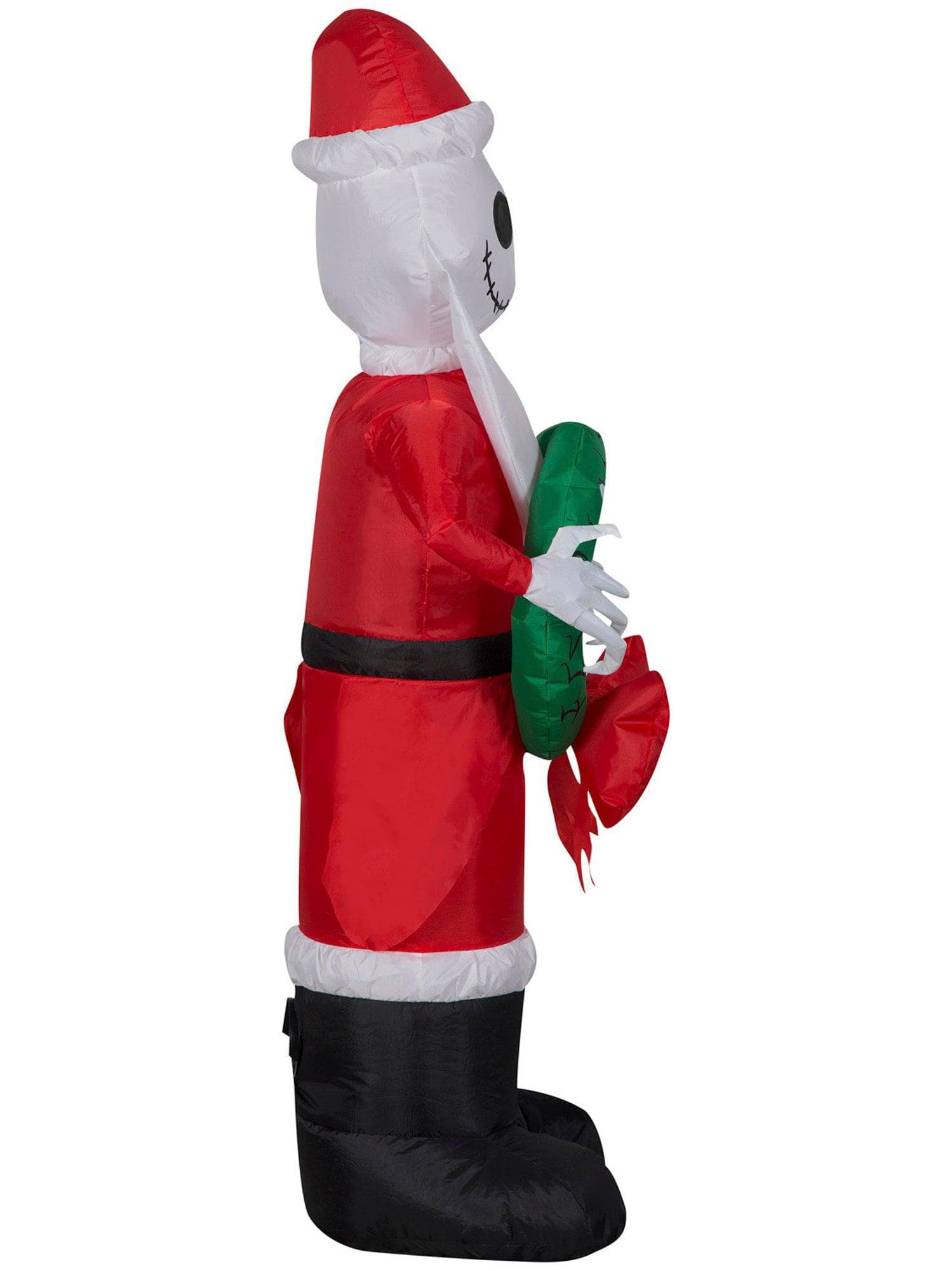 4 Foot The Nightmare Before Christmas Jack Skellington's Wreath Light Up Christmas Inflatable Lawn Decor - costumes.com