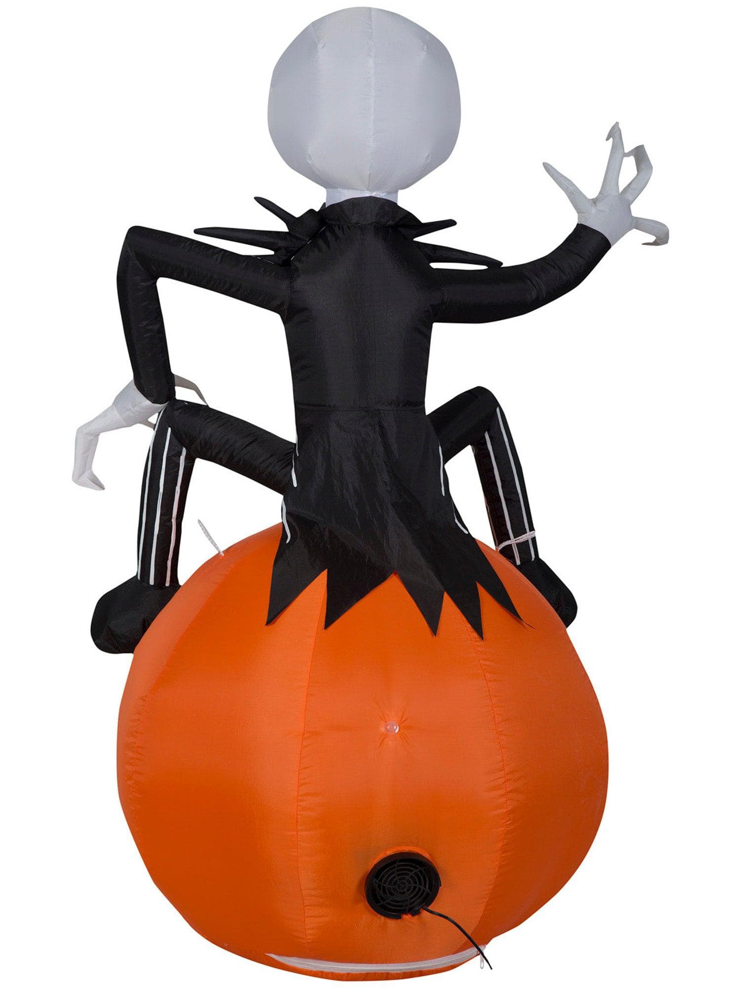 3.5 Foot The Nightmare Before Christmas Jack Skellington's Pumpkin Light Up Halloween Inflatable Lawn Decor - costumes.com