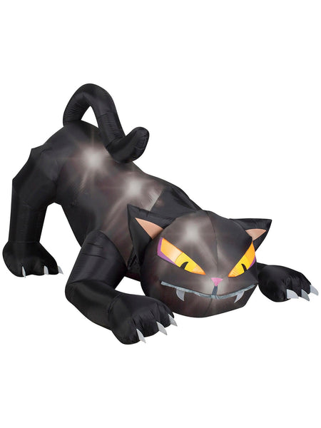 6 Foot Animated Scary Cat Light Up Halloween Inflatable Lawn Decor