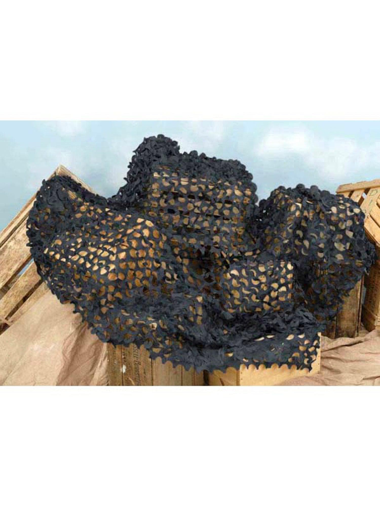 8 Foot Black Camouflage Net Decoration - costumes.com