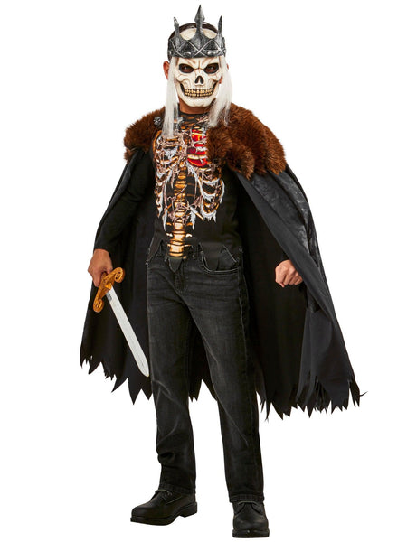 Boys' Dead King Top, Cape and Mask