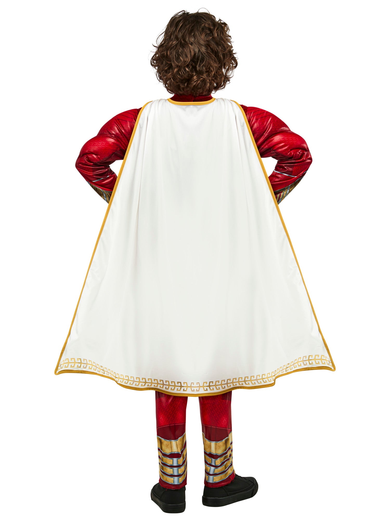 Boys' DC Comics Shazam Fury of Gods Shazam Padded Jumpsuit Costume - costumes.com