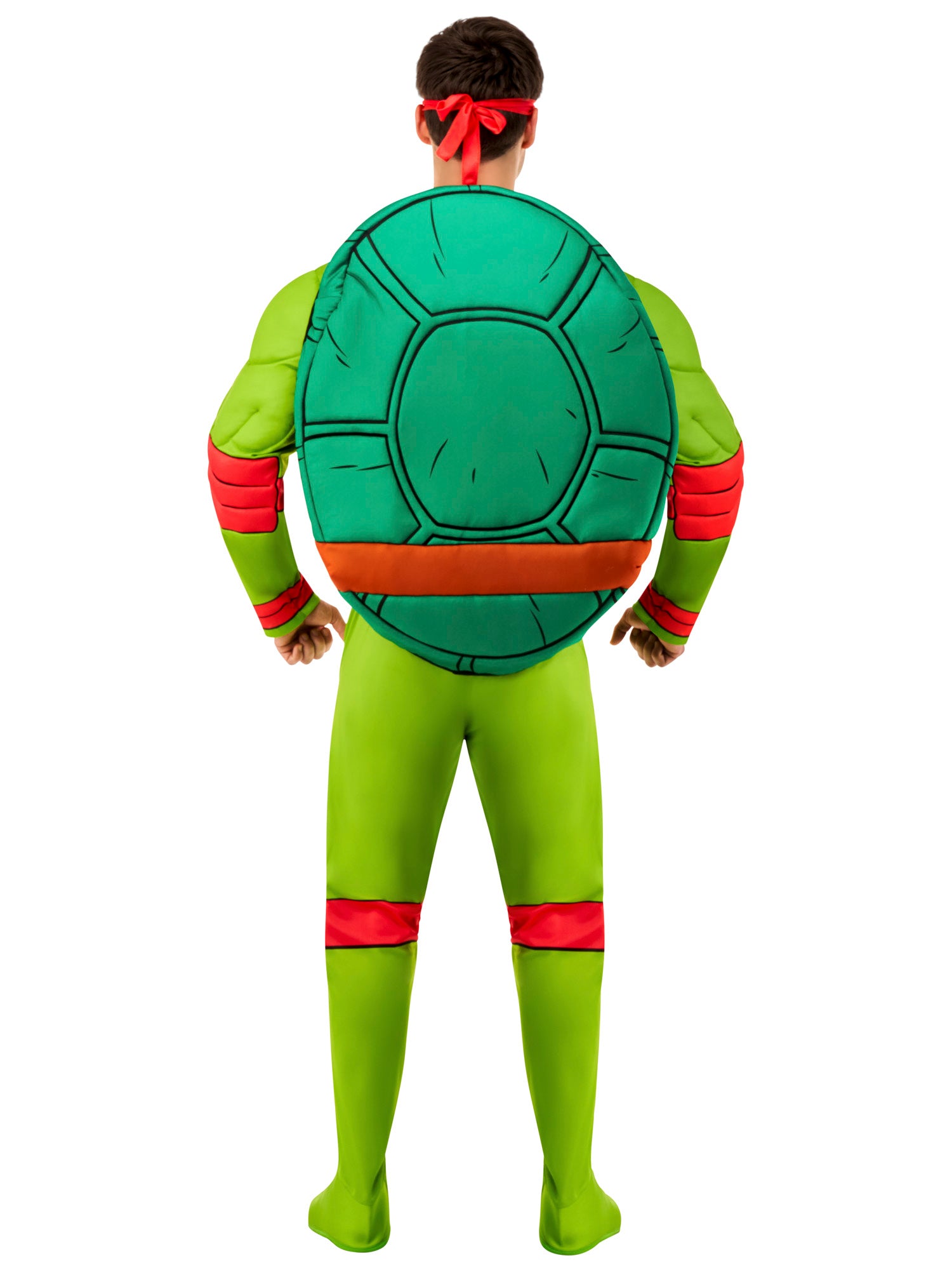 Men's Retro Teenage Mutant Ninja Turtles Raphael Padded Jumpsuit Costume - Deluxe - costumes.com