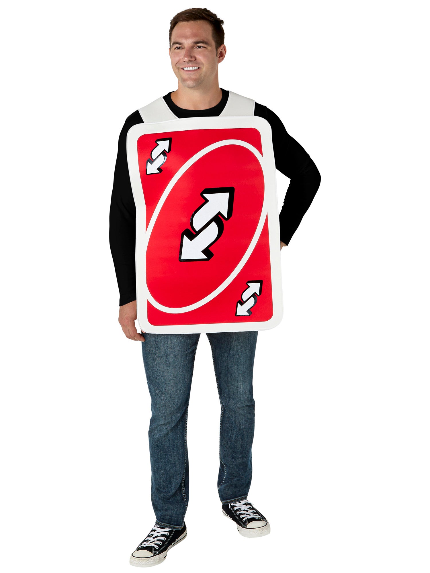 Adult Mattel Uno Reverse Card Costume - costumes.com