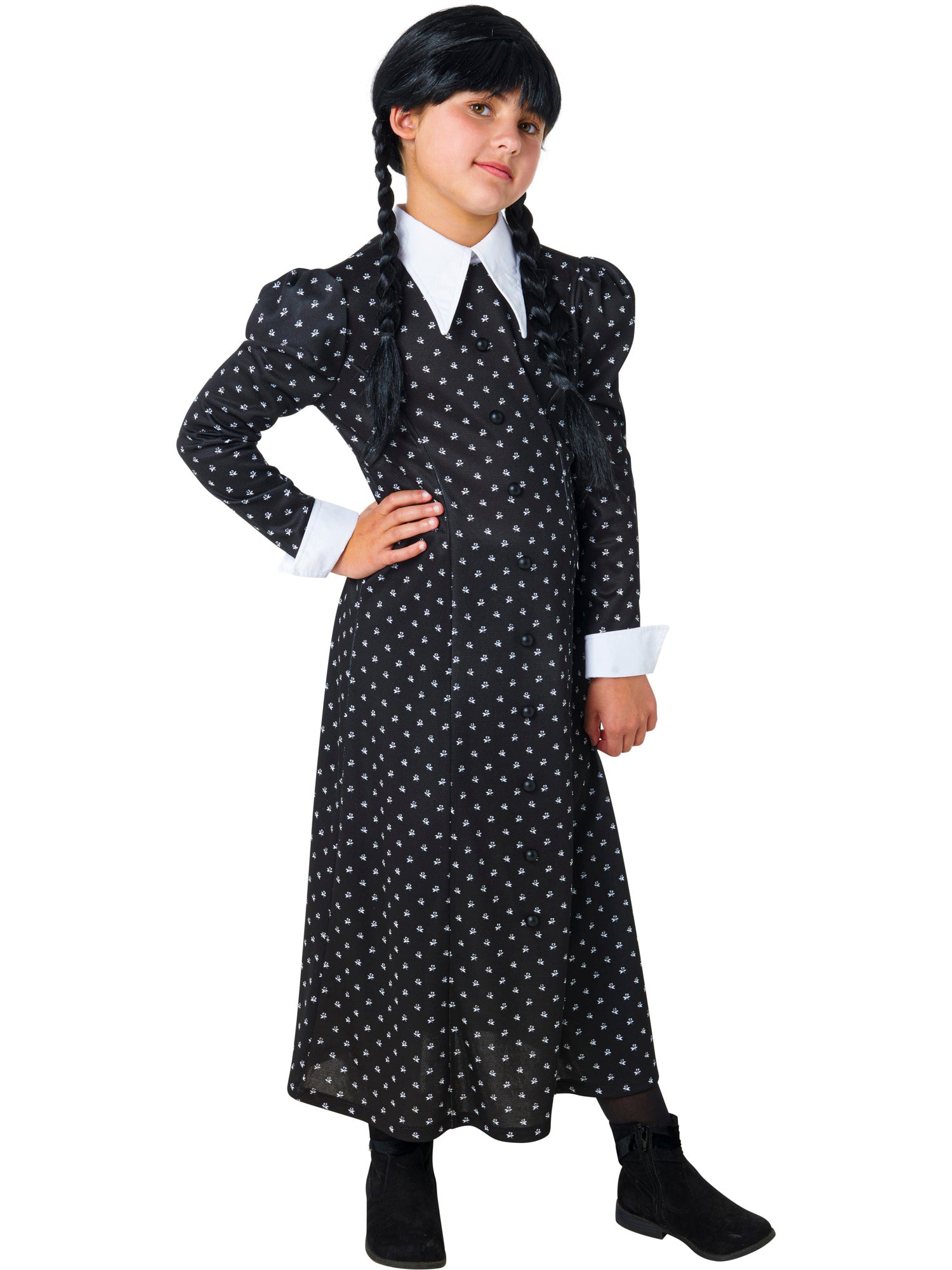 Wednesday Addams Girl's Costume - costumes.com