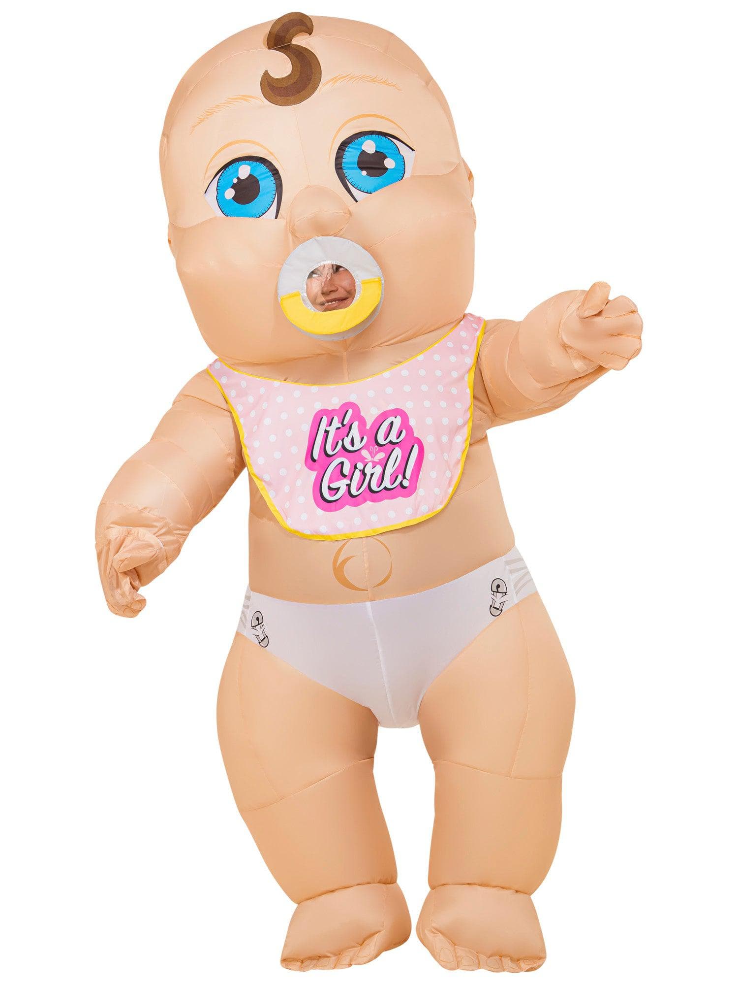 Adult It's a Girl Baby Inflatable Costume - costumes.com