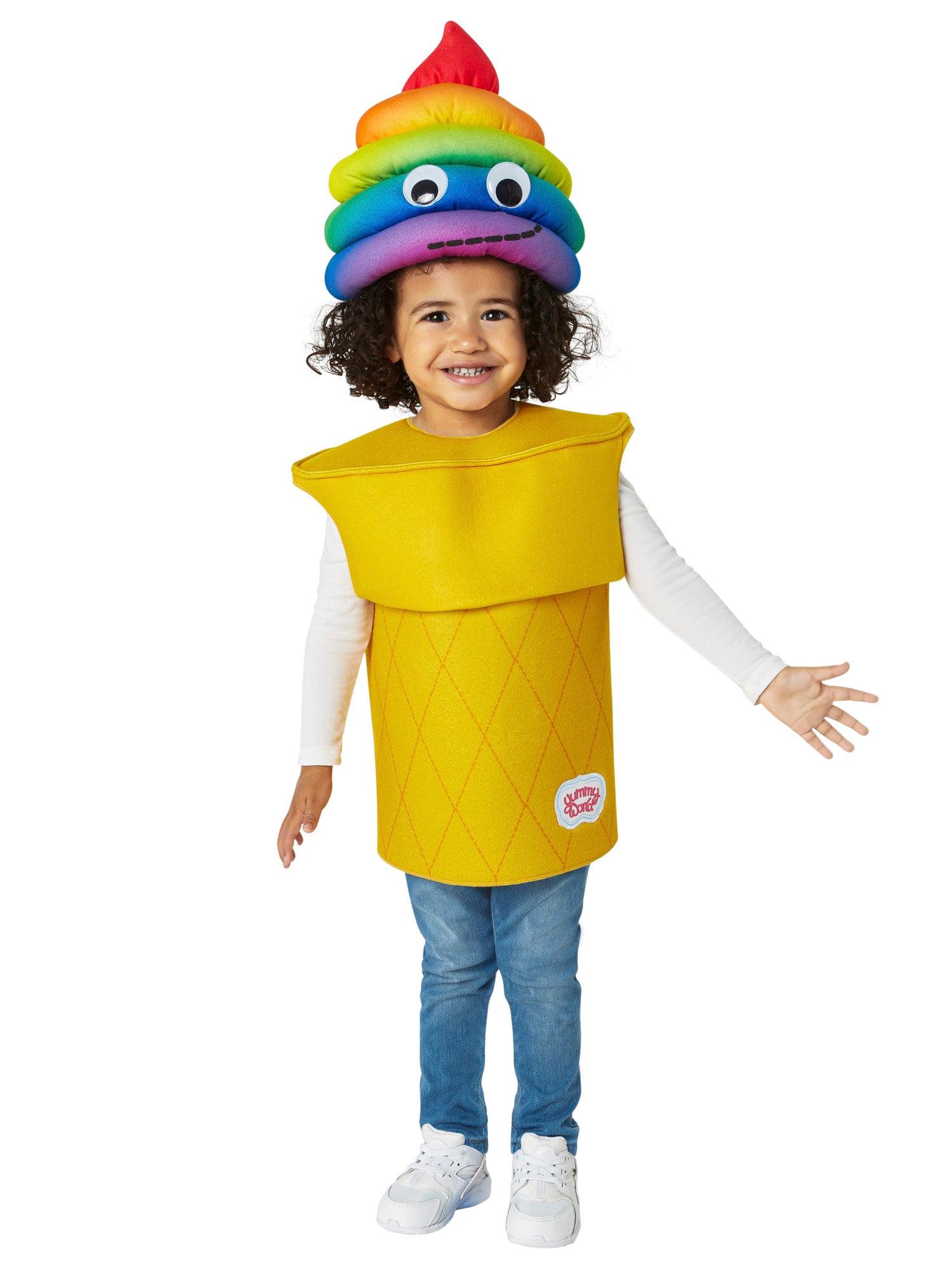 Girls' Yummy World Rainbow Soft Serve Costume by Kidrobot - costumes.com