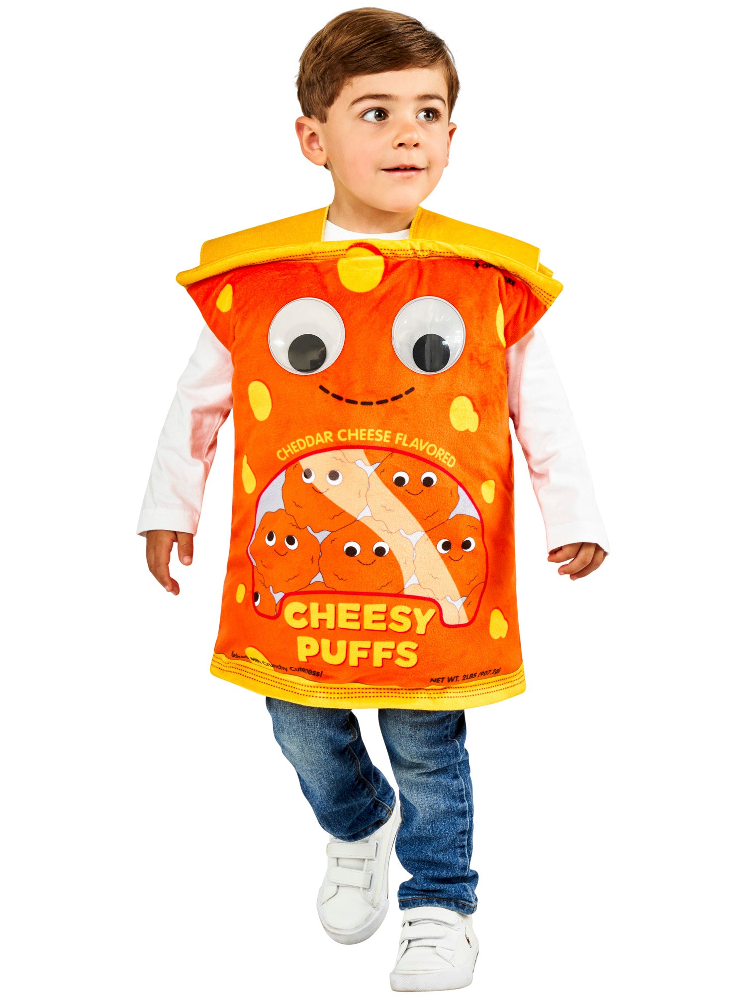 Boys' Yummy World Cheesy Puffs Costume by Kidrobot - costumes.com
