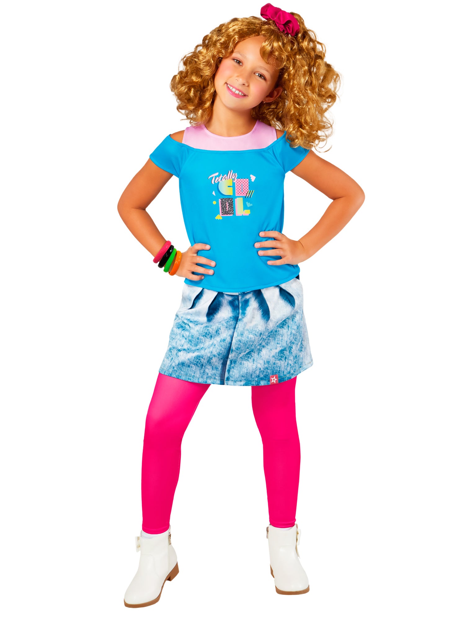 Girls' American Girl Courtney Moore 80's Costume Set - costumes.com