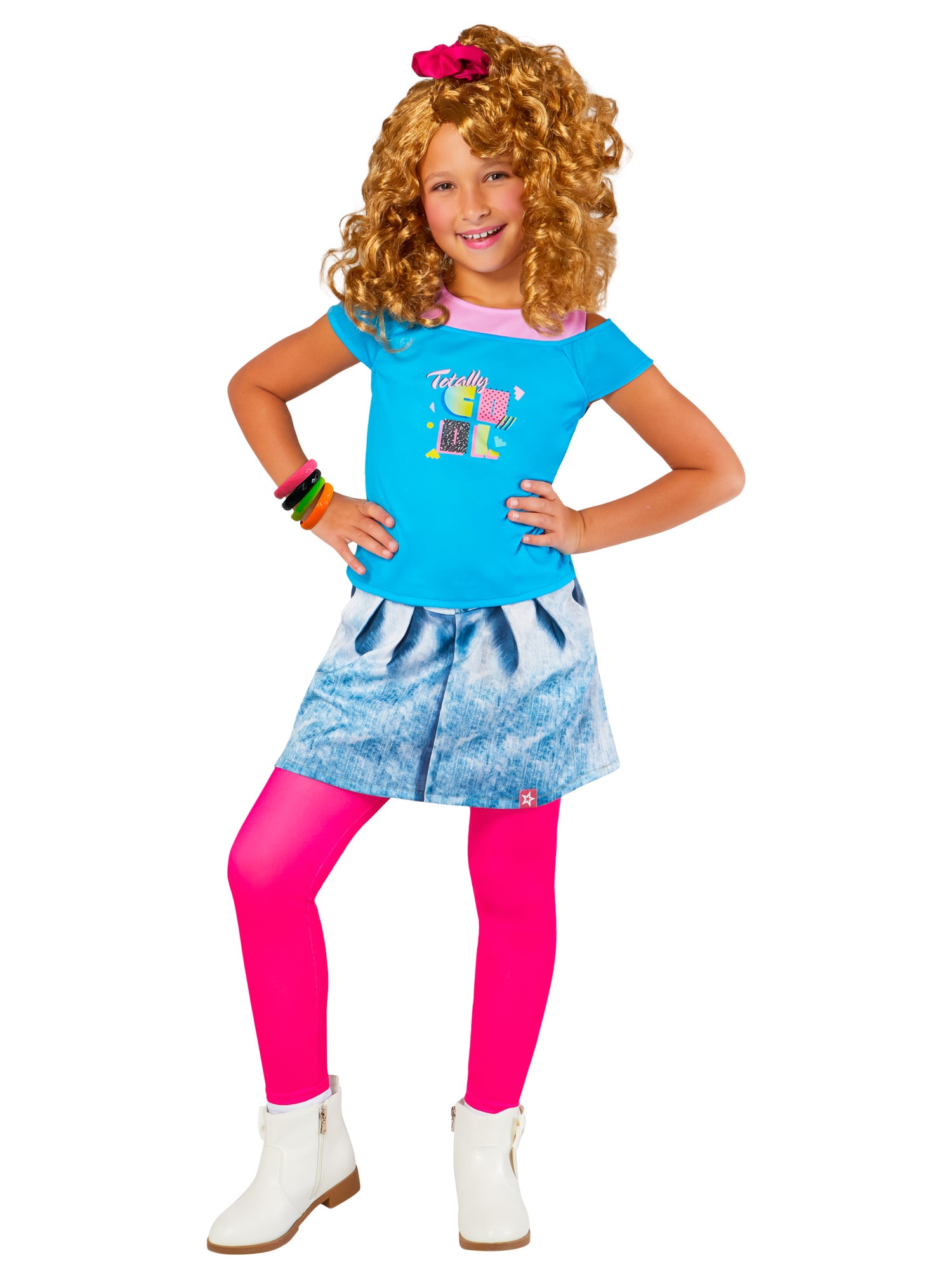 Girls' American Girl Courtney Moore 80's Costume Set - costumes.com