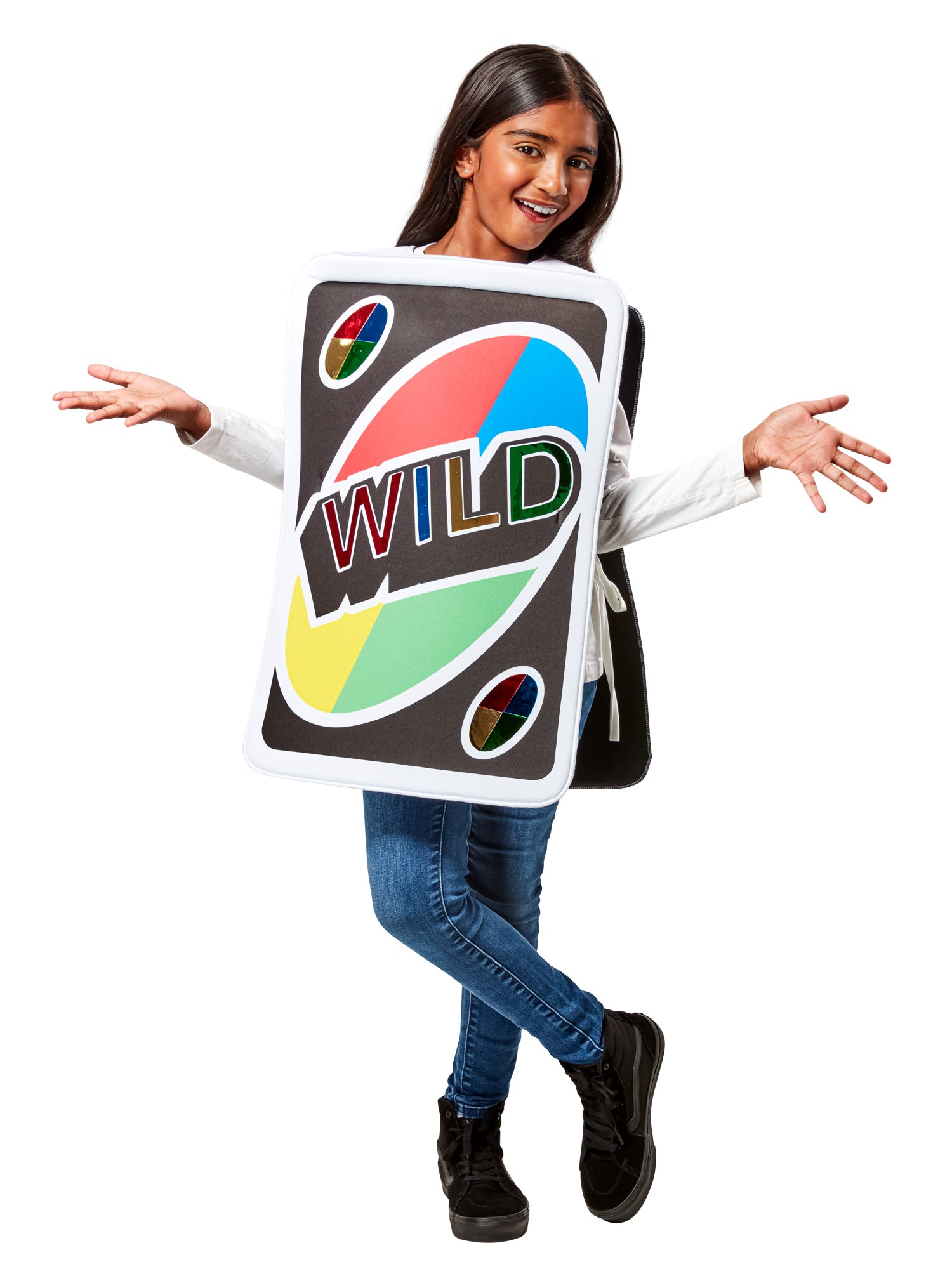 Kids' Mattel Games Uno Wild Card Costume - costumes.com