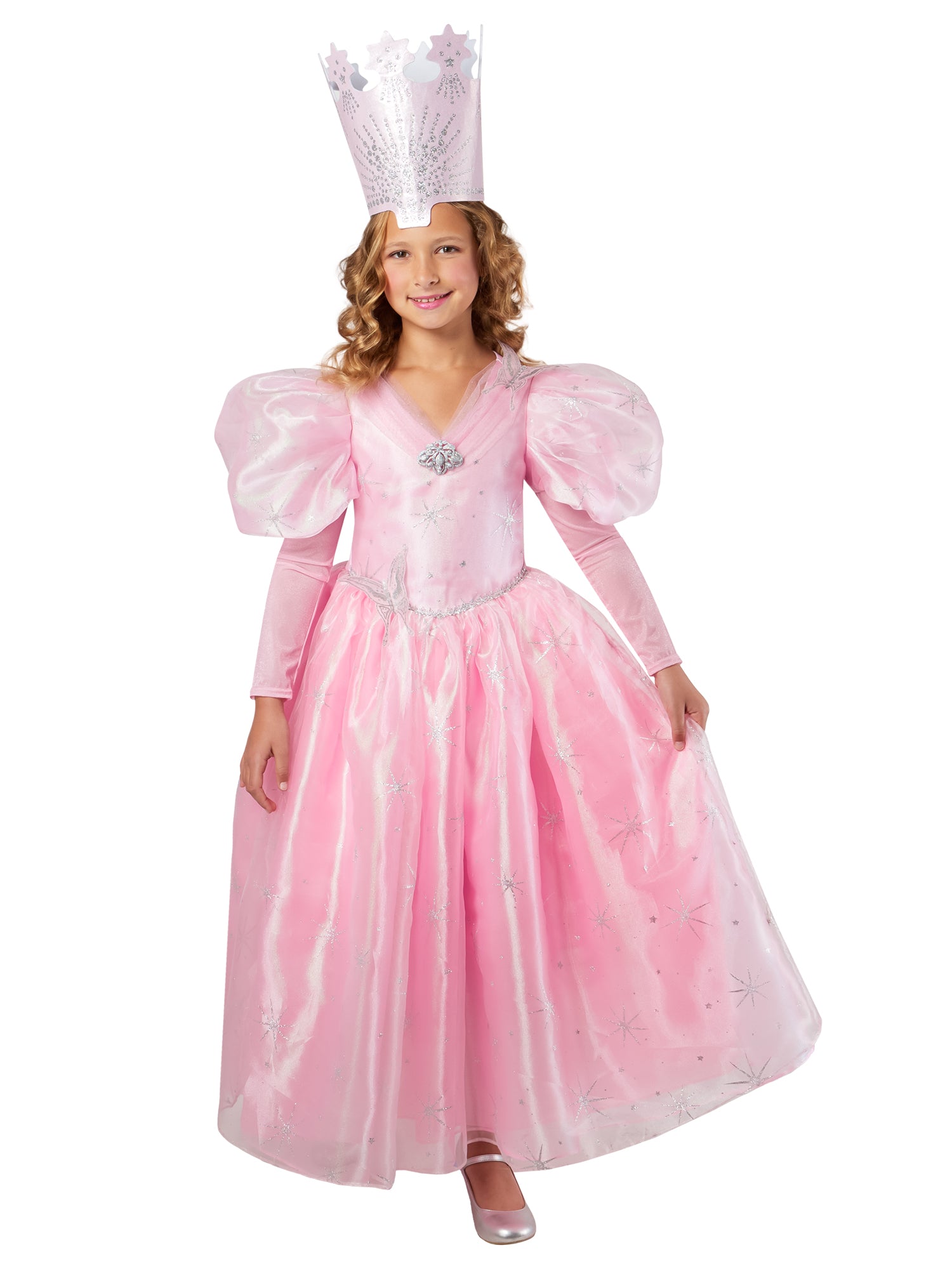 galinda pink dress Rubies The Wizard of oz Glinda Girls Deluxe Costume