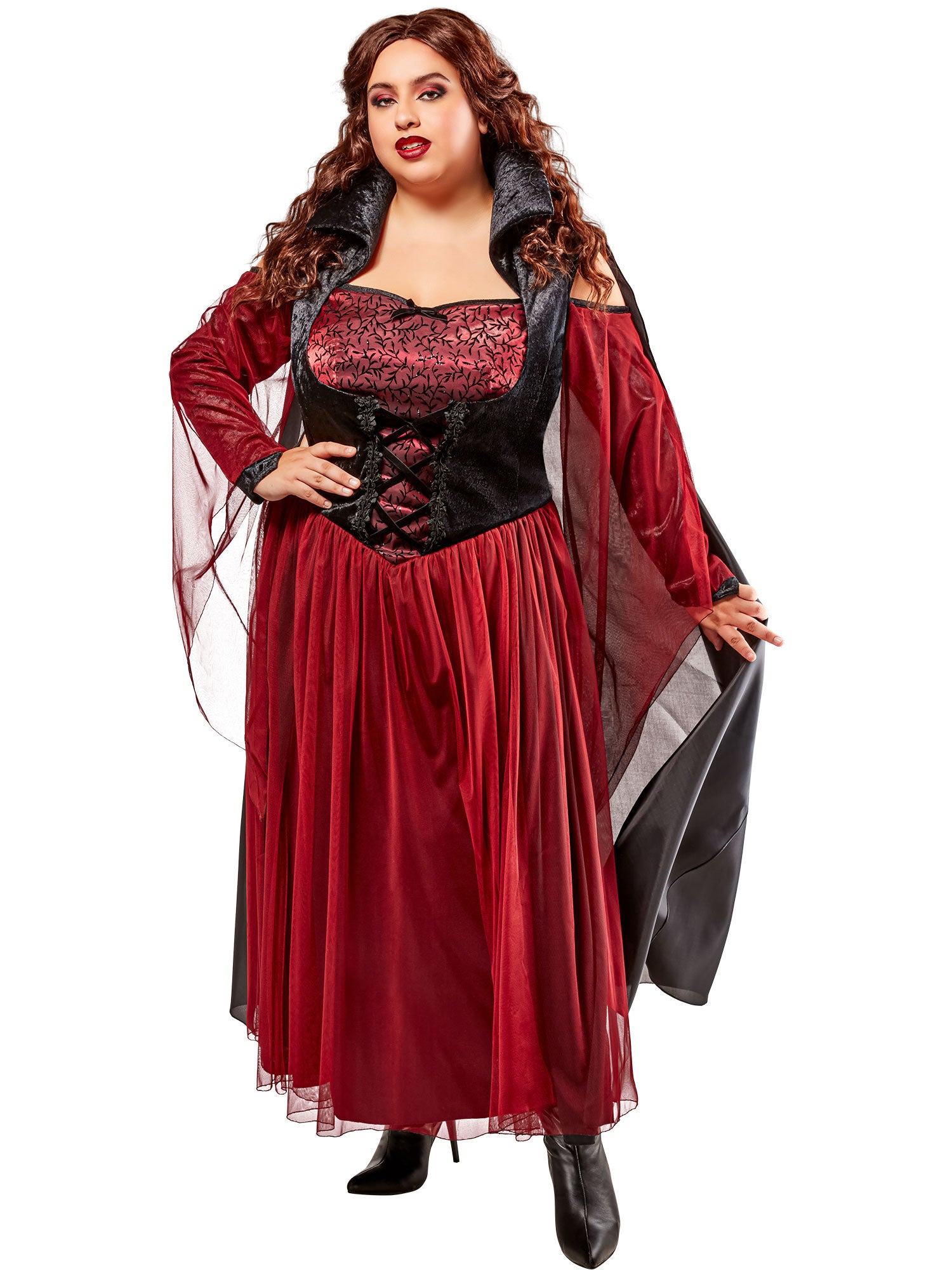 Women's Plus Size Vampiress Costume - costumes.com