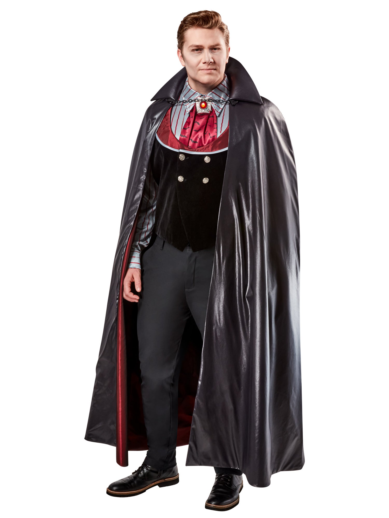 Men's Big and Tall Vintage Vampire Costume - costumes.com