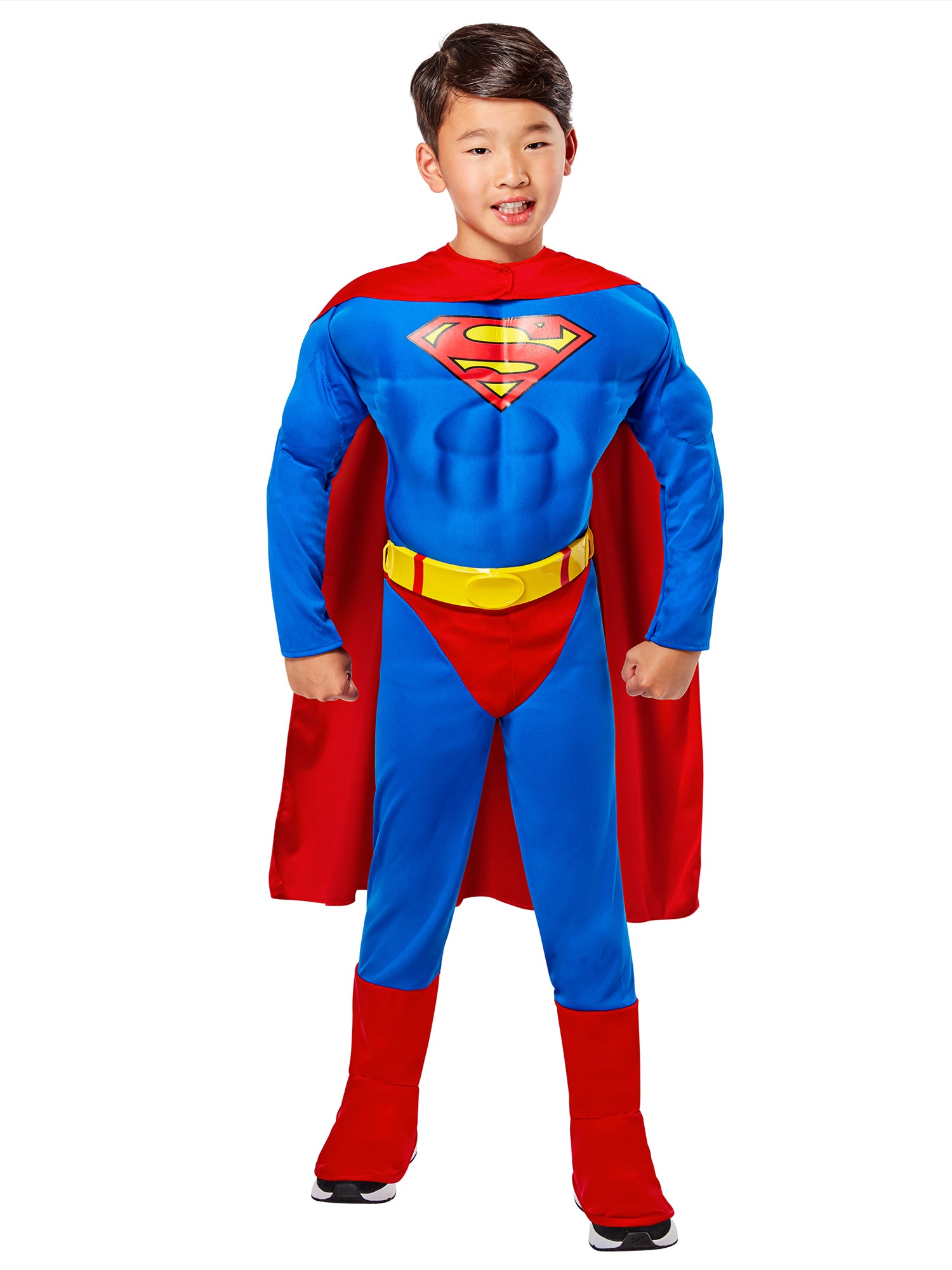 DC Comics Superman Muscle Chest Costume for Toddlers - Deluxe - costumes.com