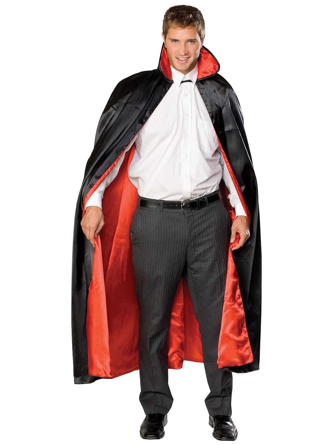 Adult Red and Black Vampire Cape - costumes.com