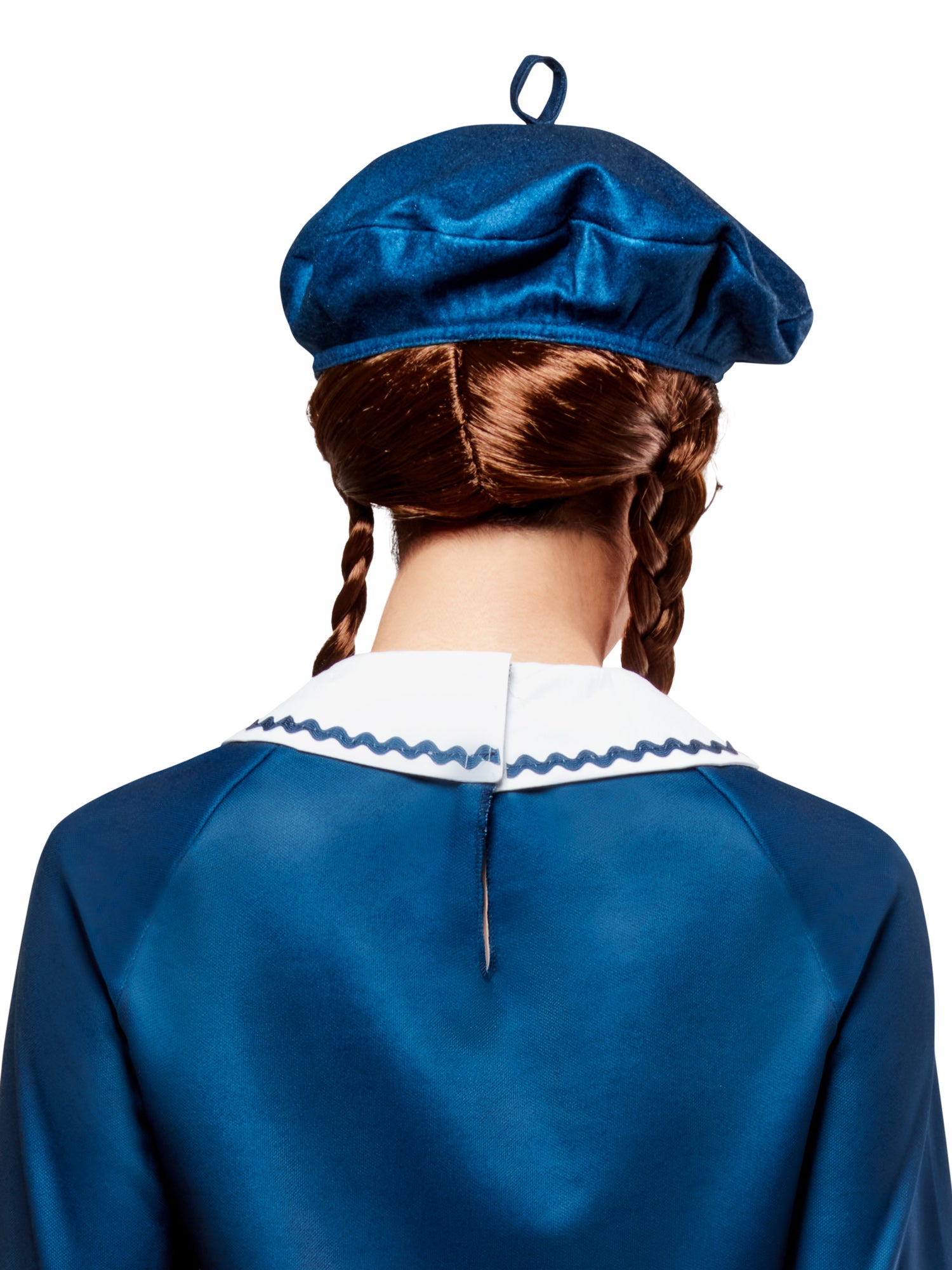 Women's American Girl Molly McIntire Brown Braided Ponytail Wig - costumes.com