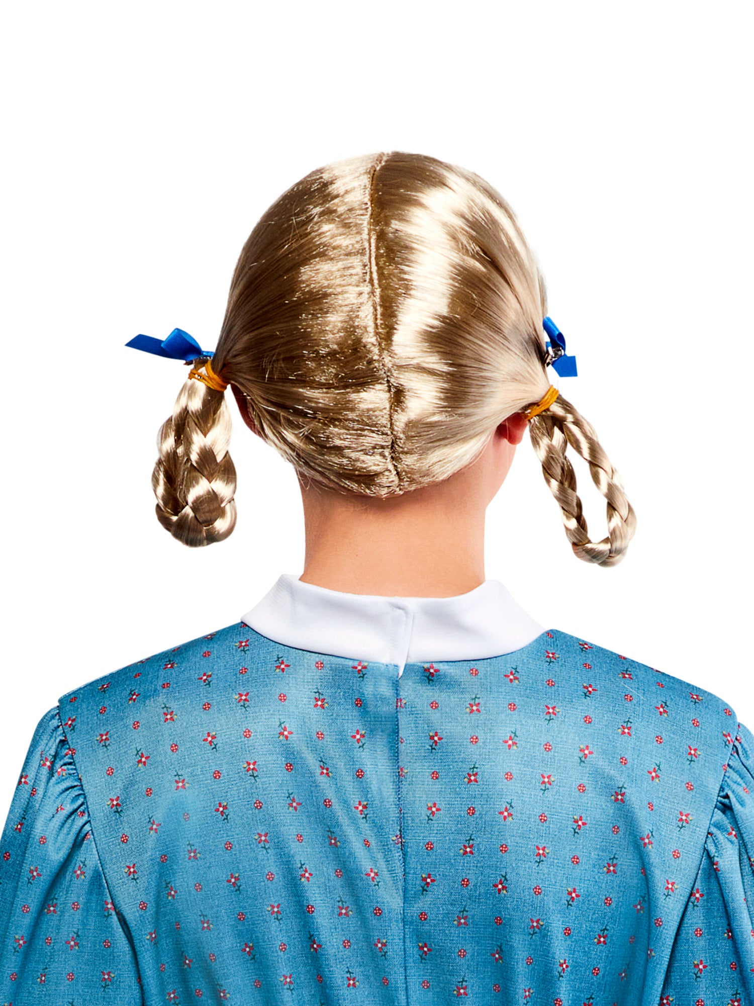 Women's American Girl Kirsten Larson Blonde Braided Ponytail Wig - costumes.com