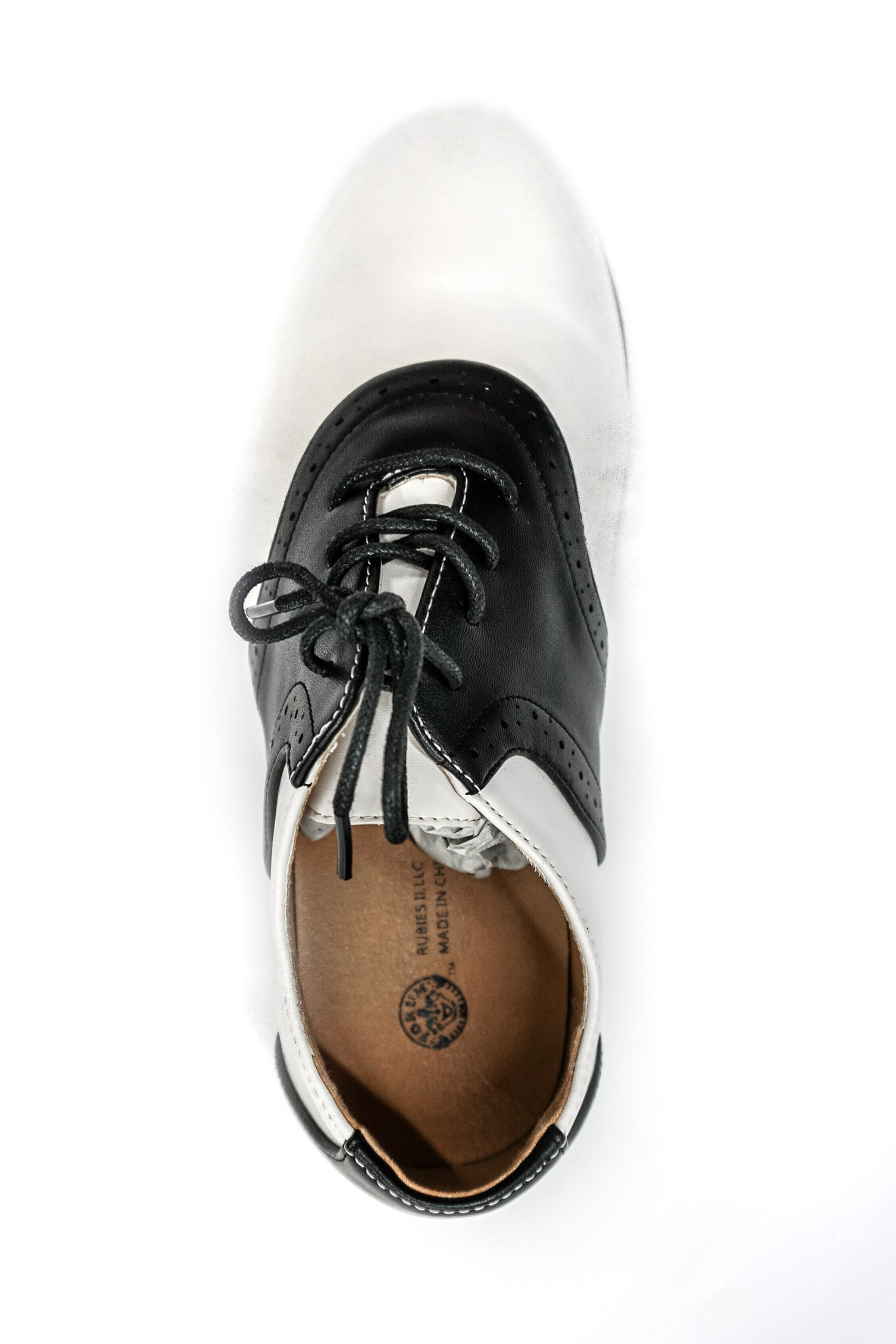 Adult Black and White 1950's Saddle Shoes - costumes.com