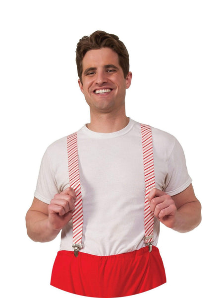 Striped Candy Cane Suspenders
