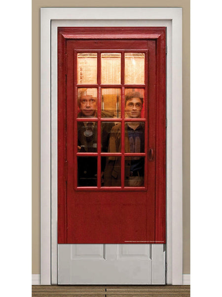 60-inch Harry Potter Telephone Booth Front Door Cover Decoration