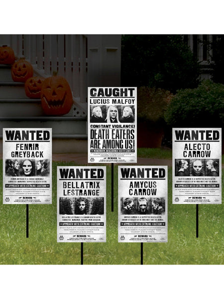 Harry Potter Wanted Signs Lawn Decoration