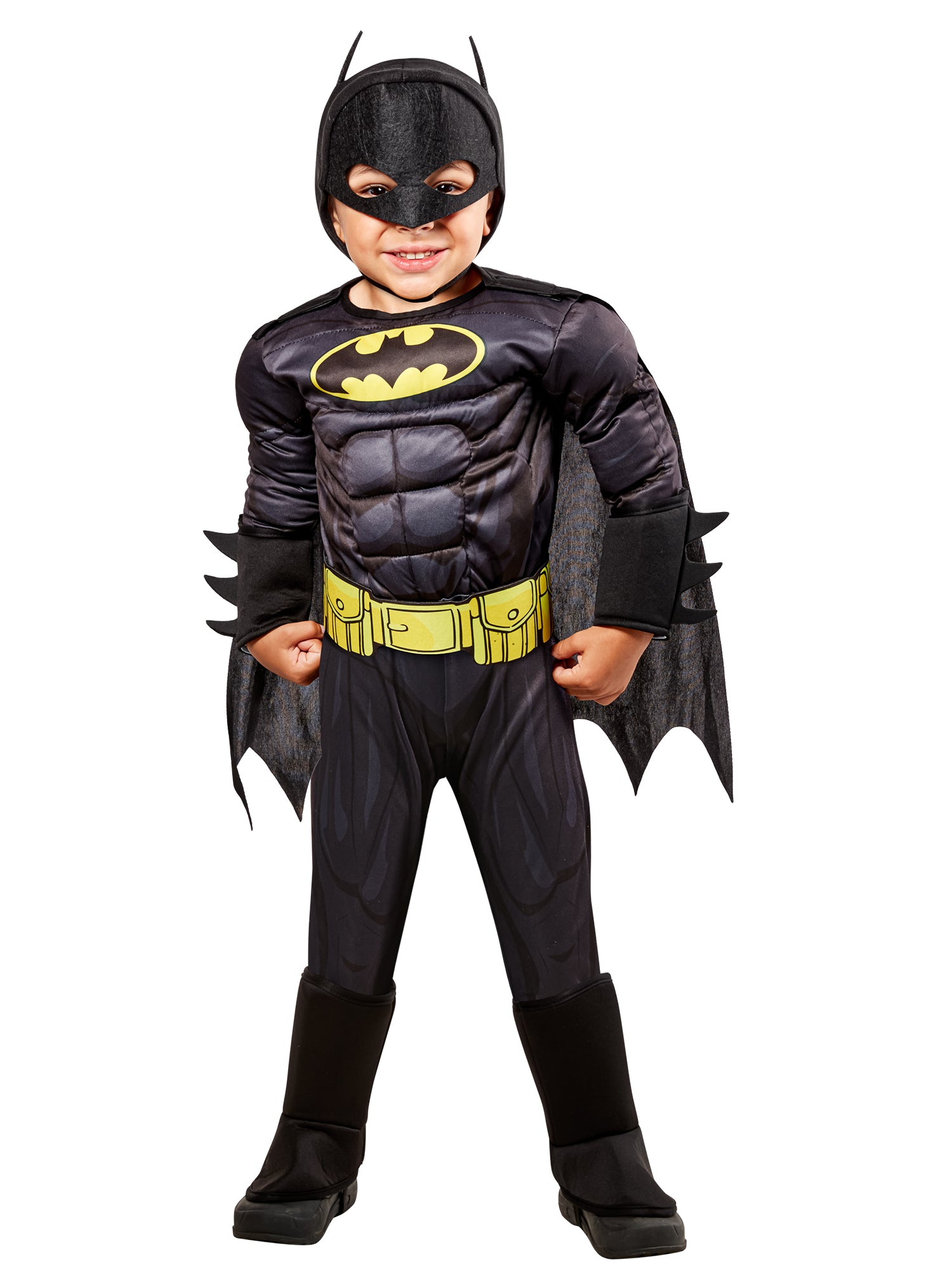 DC Comics Batman Muscle Chest Costume for Toddlers - Deluxe - costumes.com