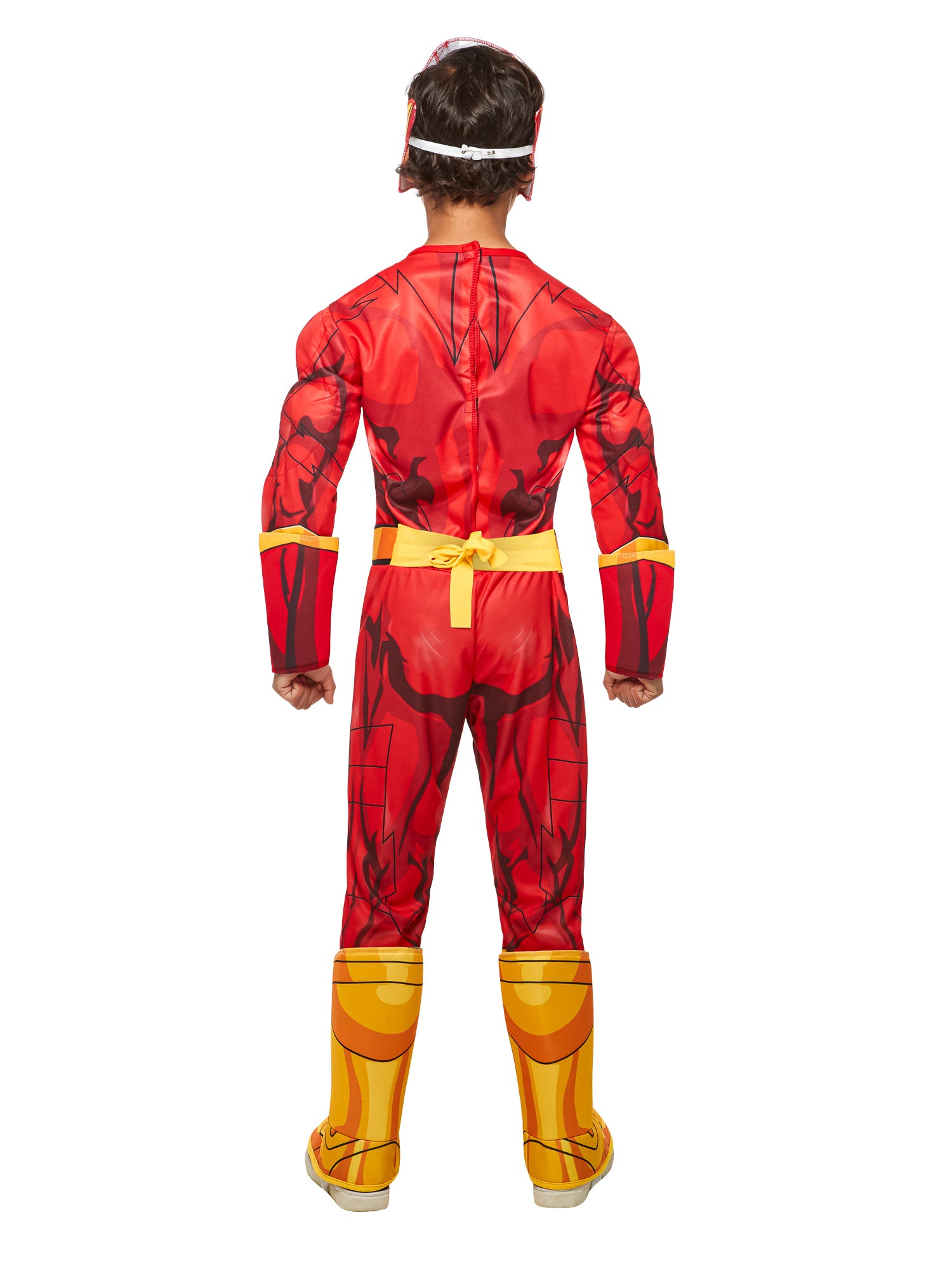 Boys' DC Comics The Flash Padded Jumpsuit Costume - Deluxe - costumes.com