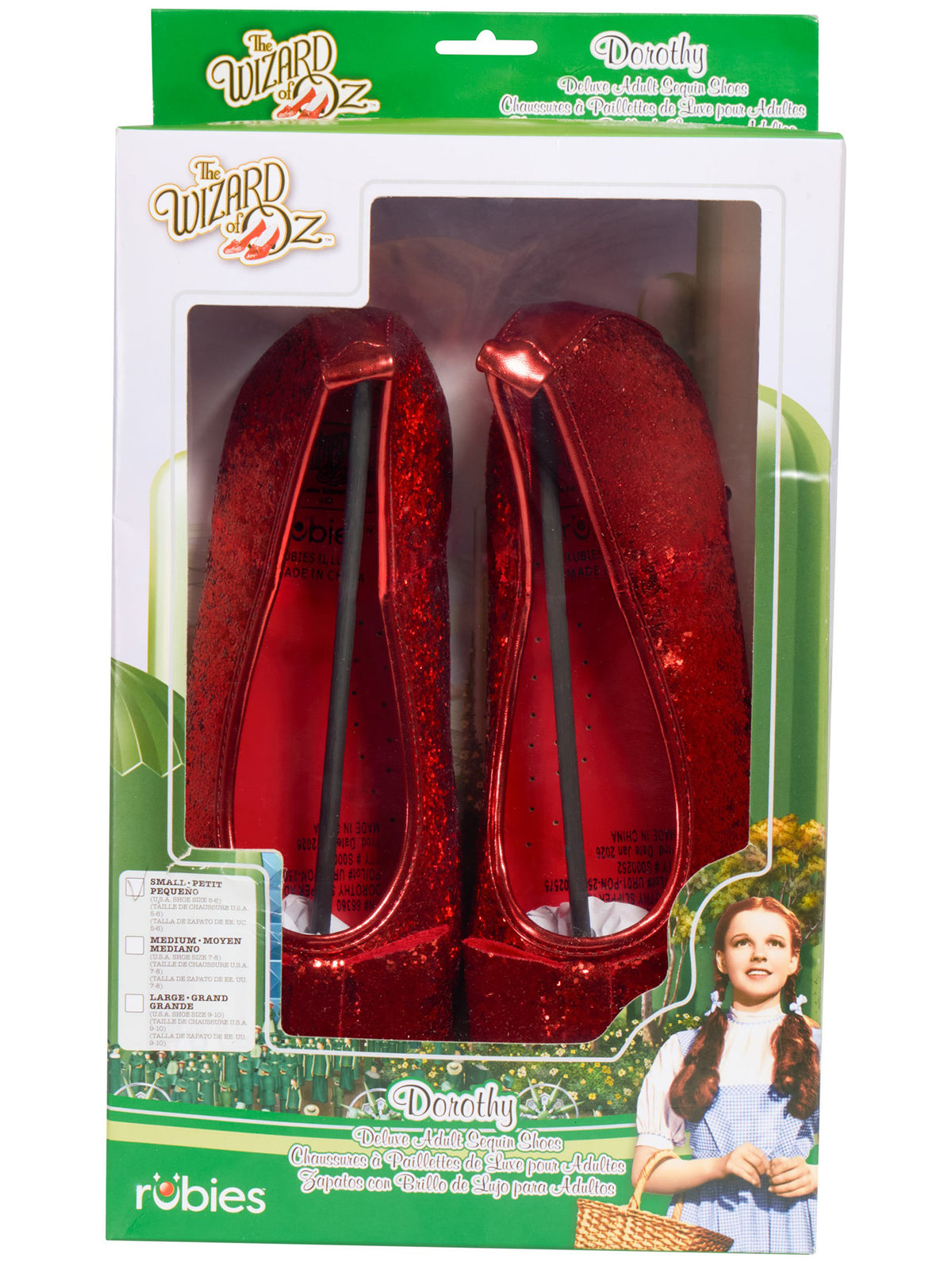 Women's Red Glitter Ballet Deluxe Shoes - costumes.com