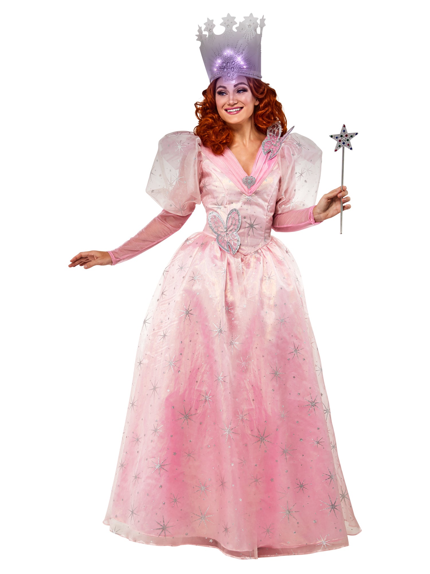 galinda pink dress Women's The Wizard of oz Glinda Costume