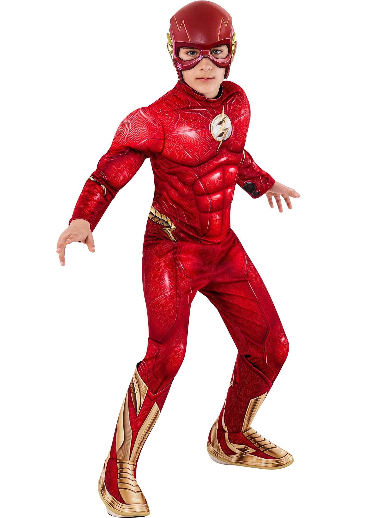Boys' The Flash Movie Flash Muscle Chest Costume - Deluxe - costumes.com