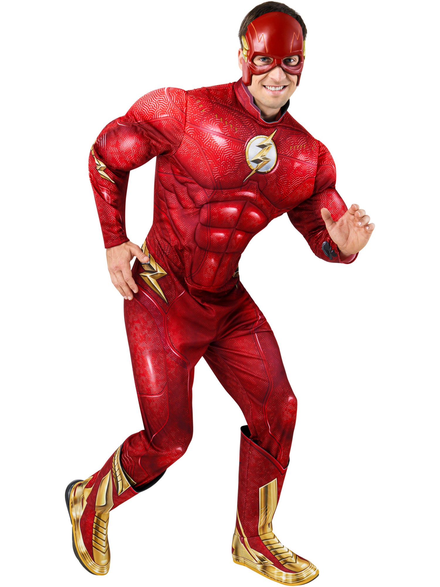 Men's The Flash Movie Flash Muscle Chest Costume - Deluxe - costumes.com