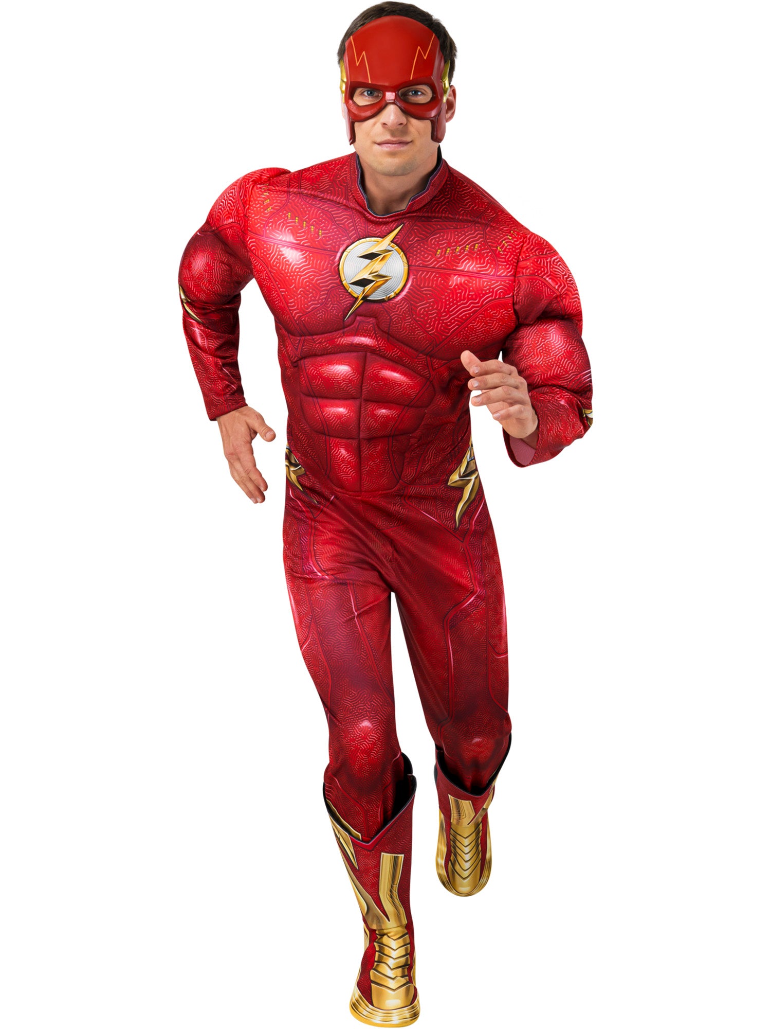 Men's The Flash Movie Flash Muscle Chest Costume - Deluxe - costumes.com