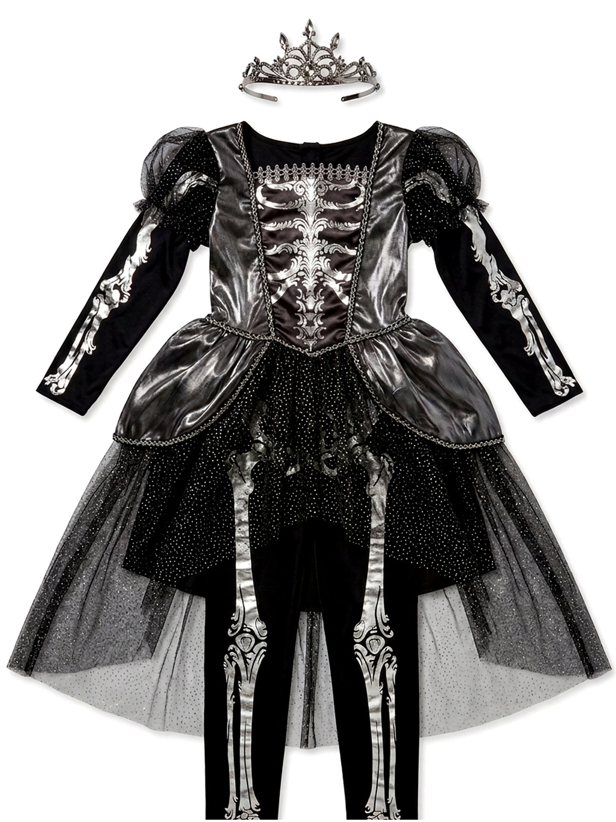 Girls' Skeleton Princess Costume - costumes.com