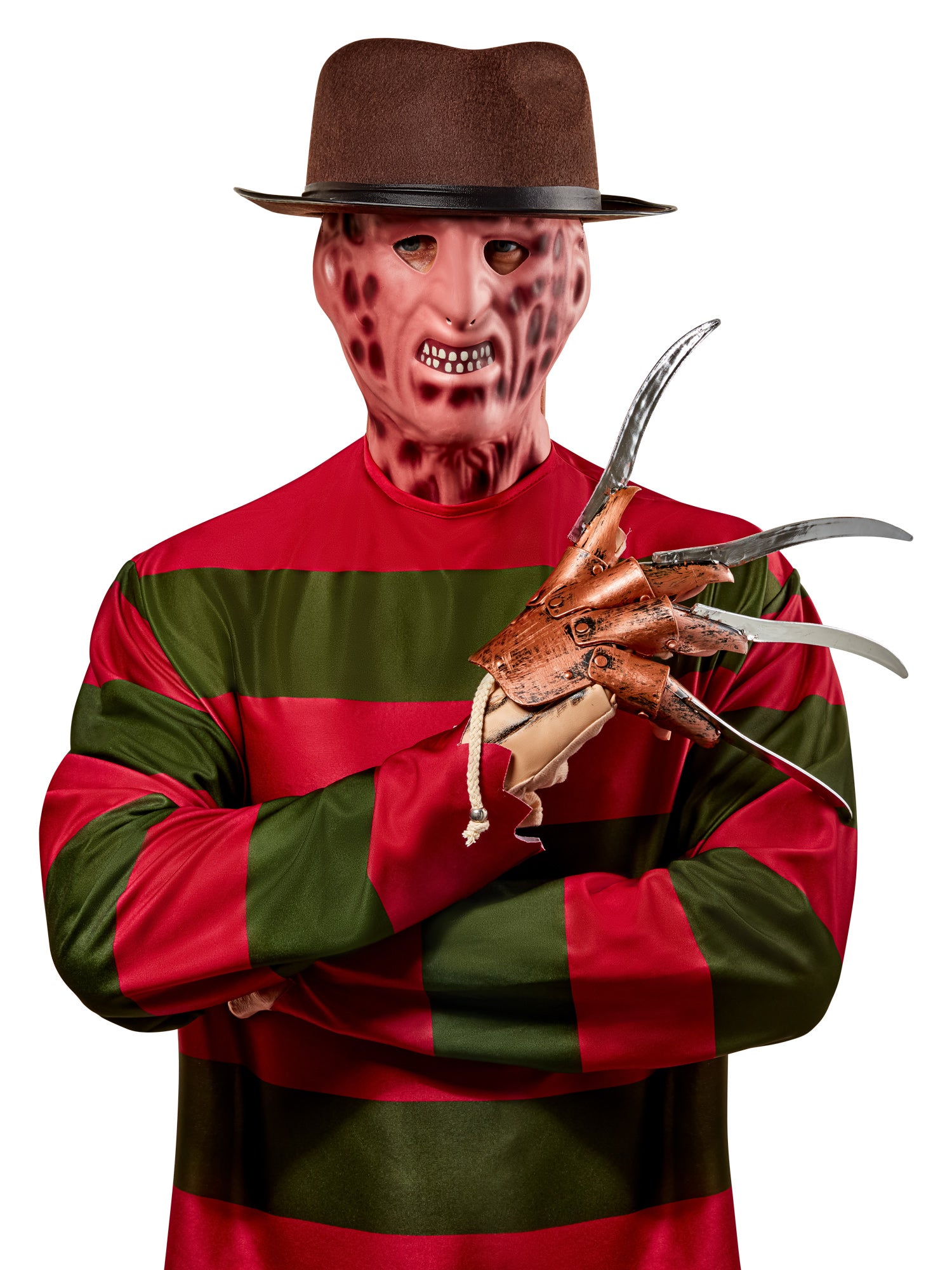 Men's A Nightmare on Elm Street Freddy Krueger Sweater and Mask Set - costumes.com