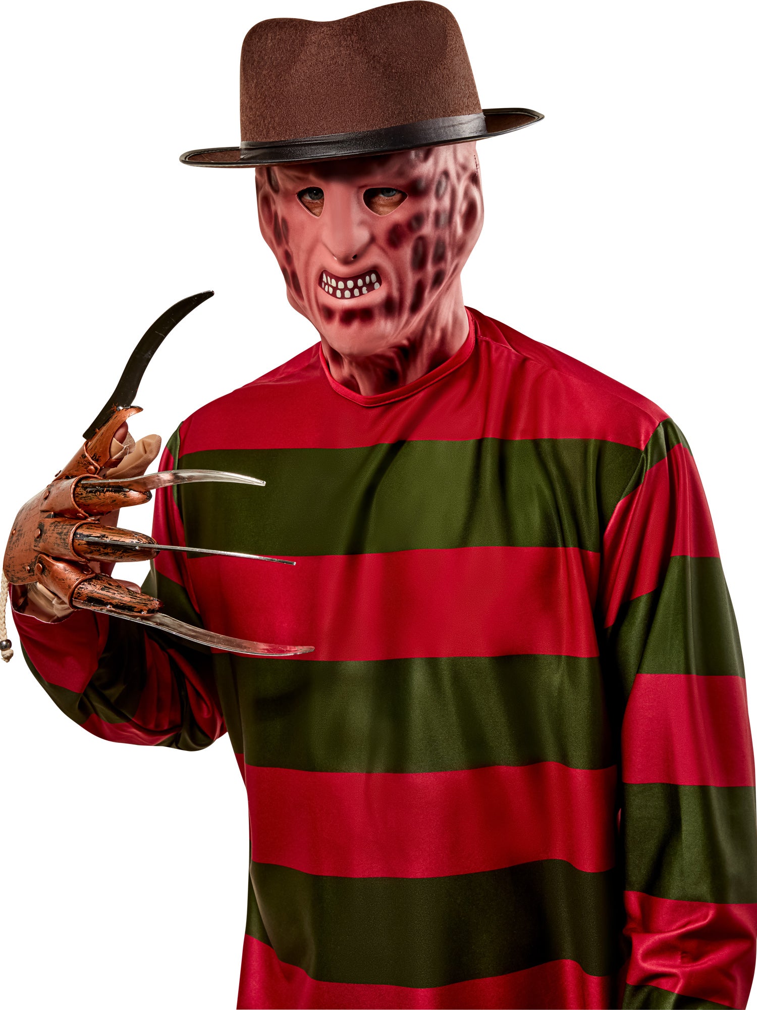 Men's A Nightmare on Elm Street Freddy Krueger Sweater and Mask Set - costumes.com