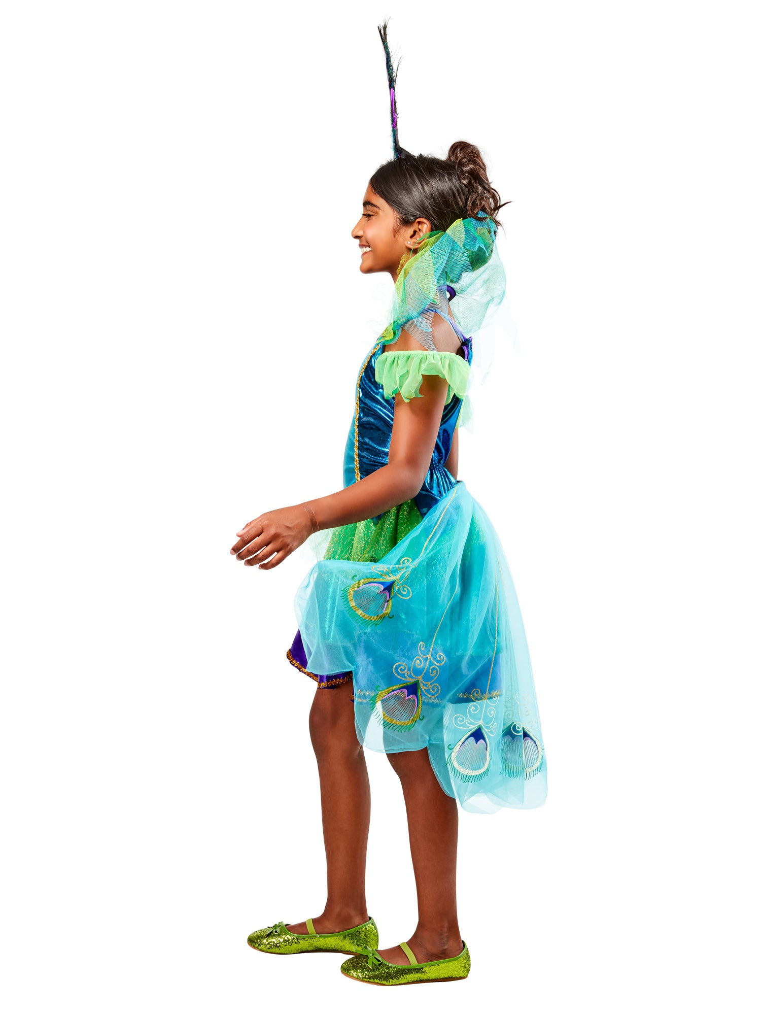 Girls' Peacock Costume - costumes.com