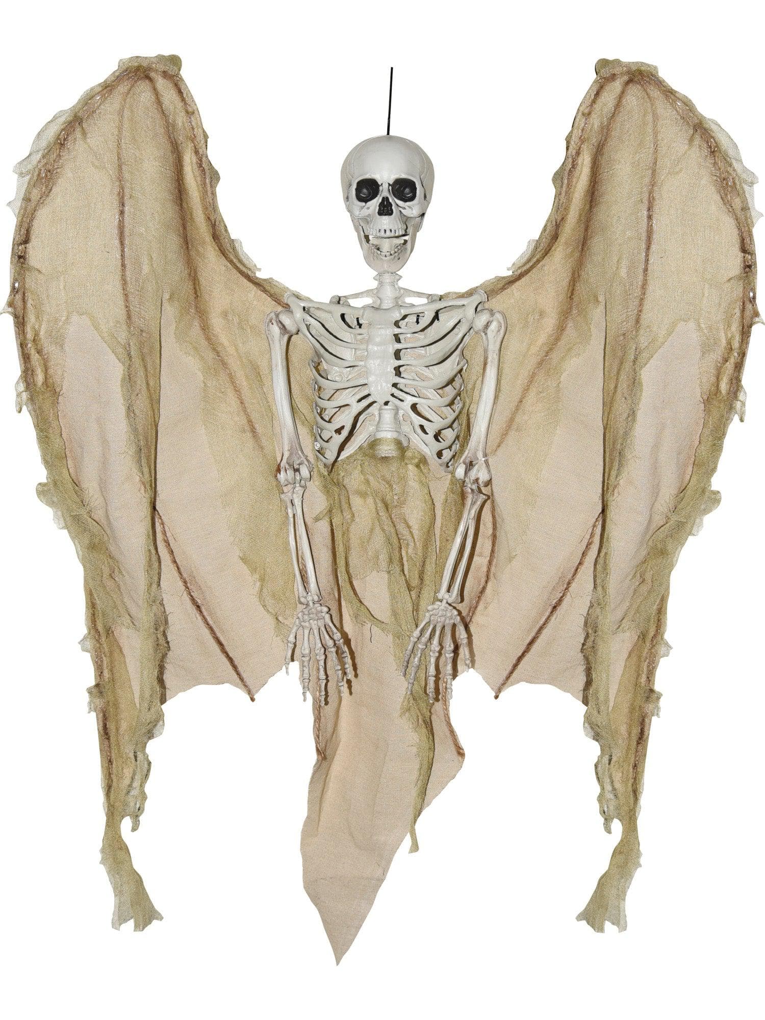 3 Foot Winged Angel Skeleton Prop - costumes.com