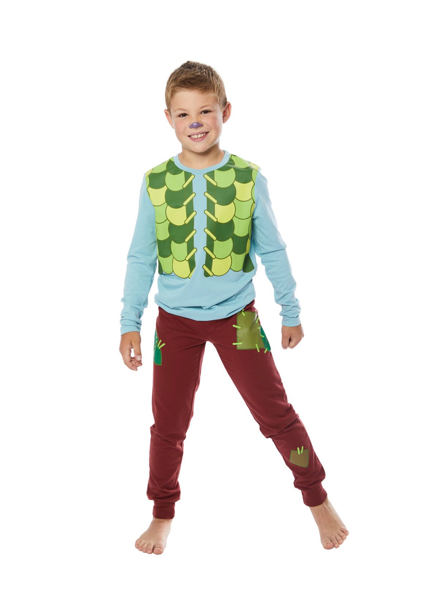 Boy's Trolls World Tour Branch Shirt and Pants Set - costumes.com