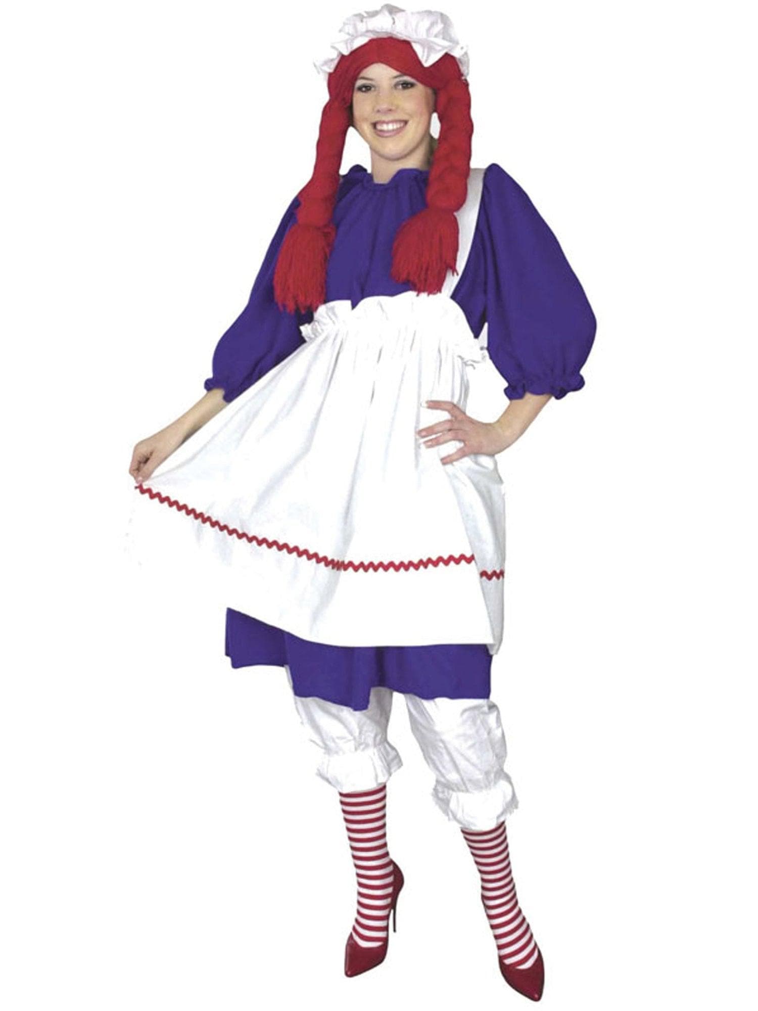 Adult Raggedy Ann Plus Costume - costumes.com
