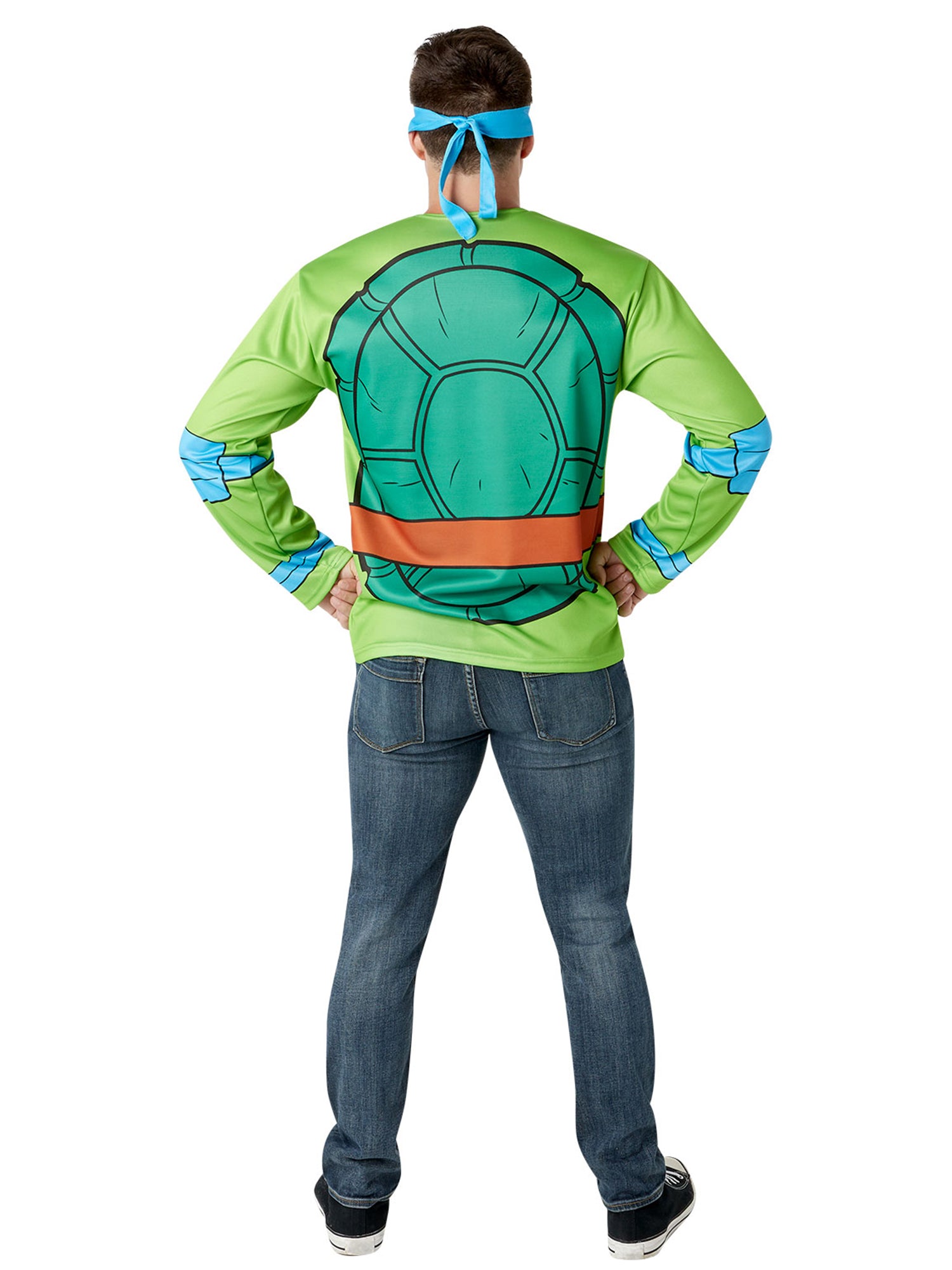 Men's Teenage Mutant Ninja Turtles Classic Leonardo Costume Top and Mask - costumes.com