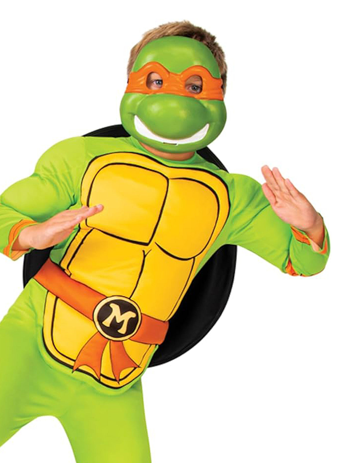Boys' Classic Teenage Mutant Ninja Turtles Michelangelo Costume - costumes.com