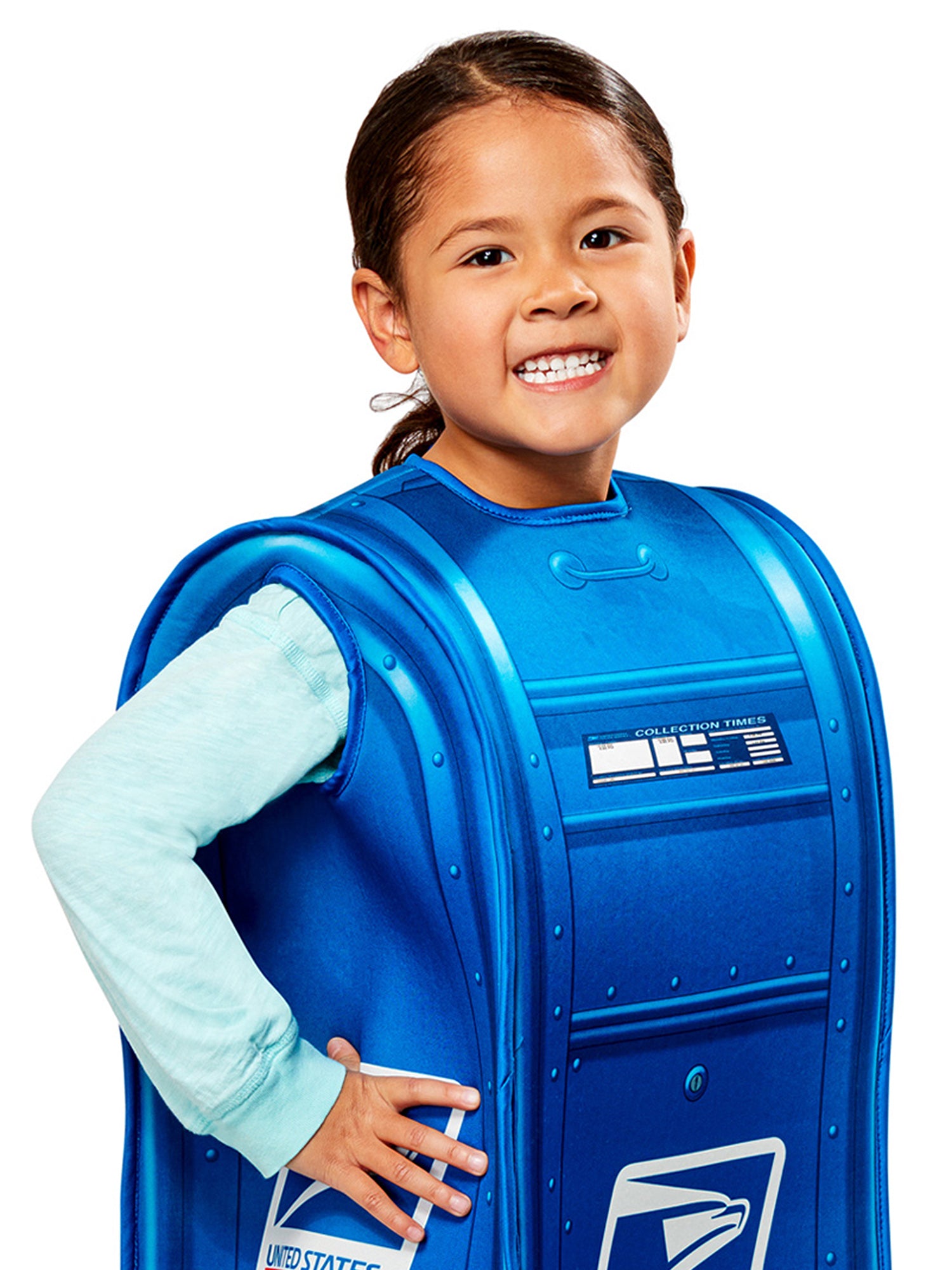 USPS Blue Mailbox Costume for Toddlers - costumes.com