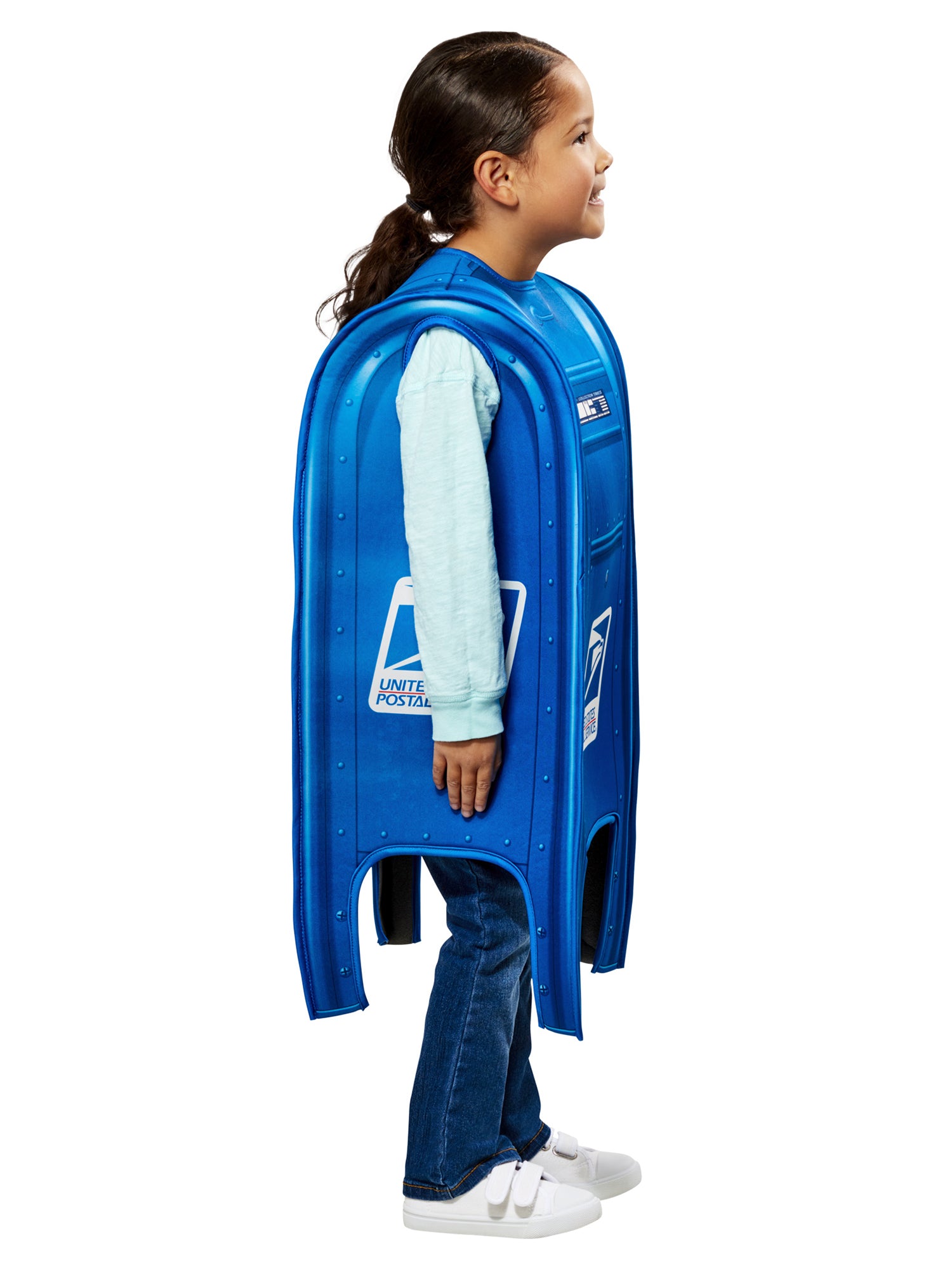 USPS Blue Mailbox Costume for Toddlers - costumes.com
