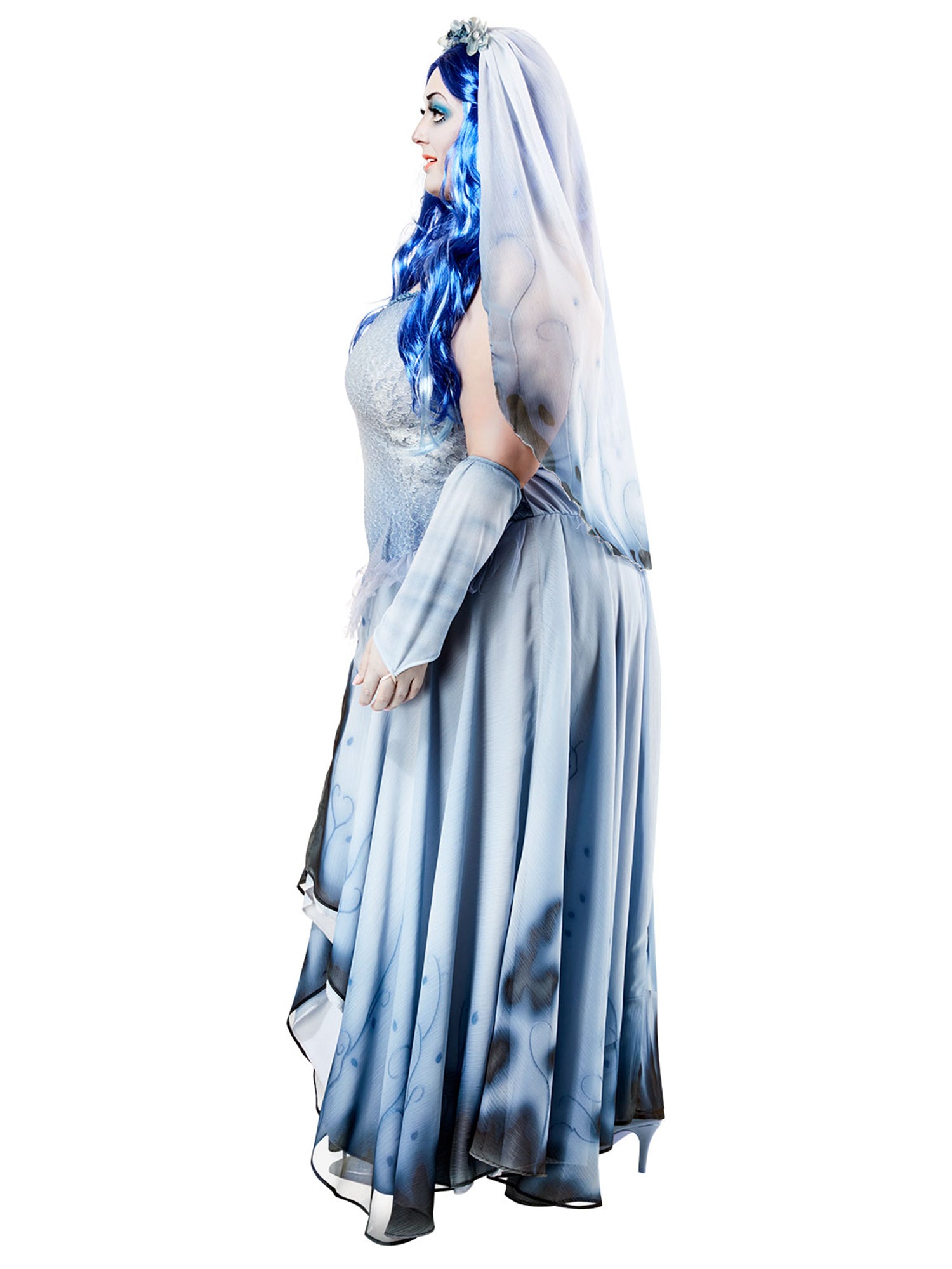 Women's Plus Size Corpse Bride Emily Costume - costumes.com